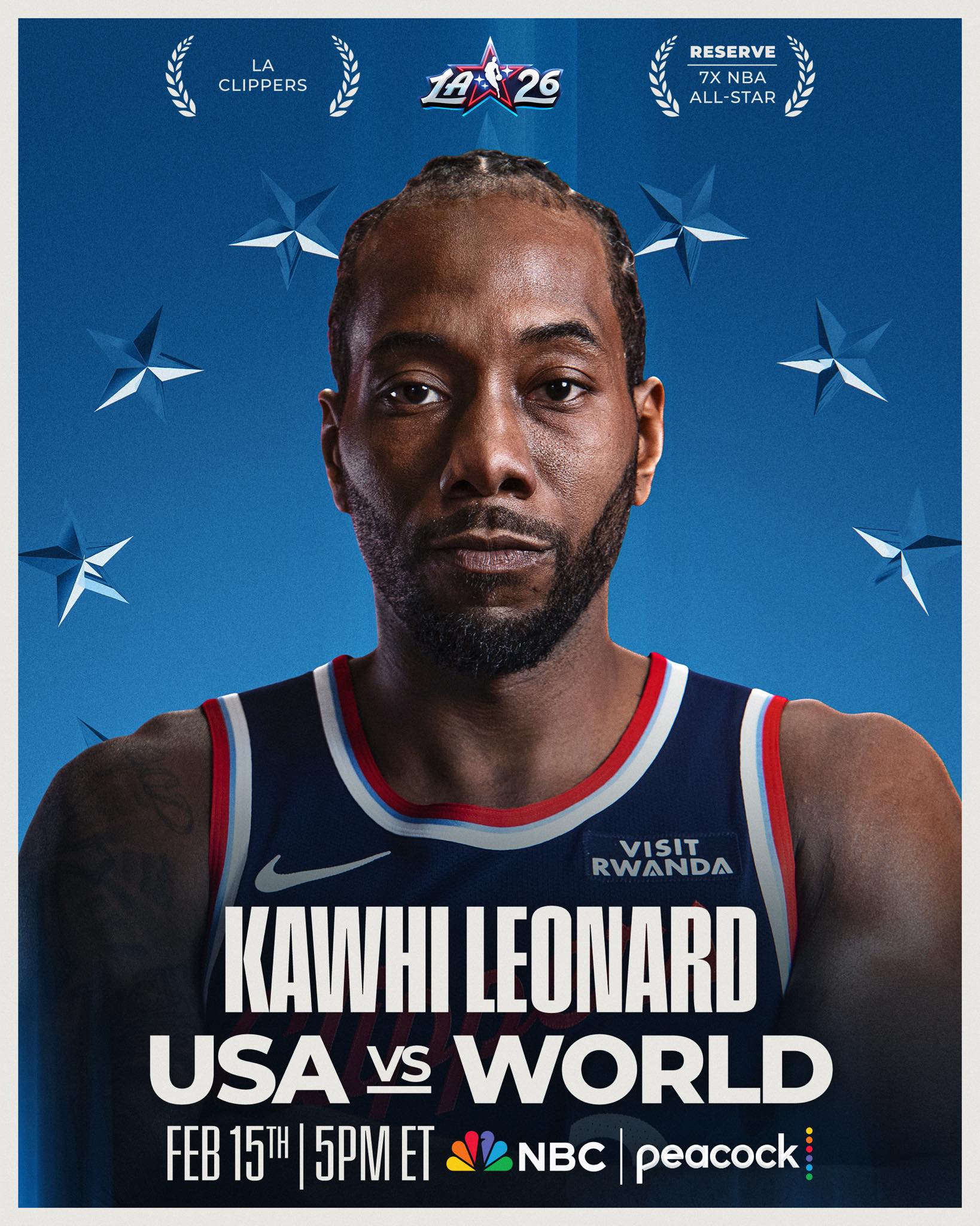 NBA - LA Clippers forward Kawhi Leonard has been named by... | Facebook