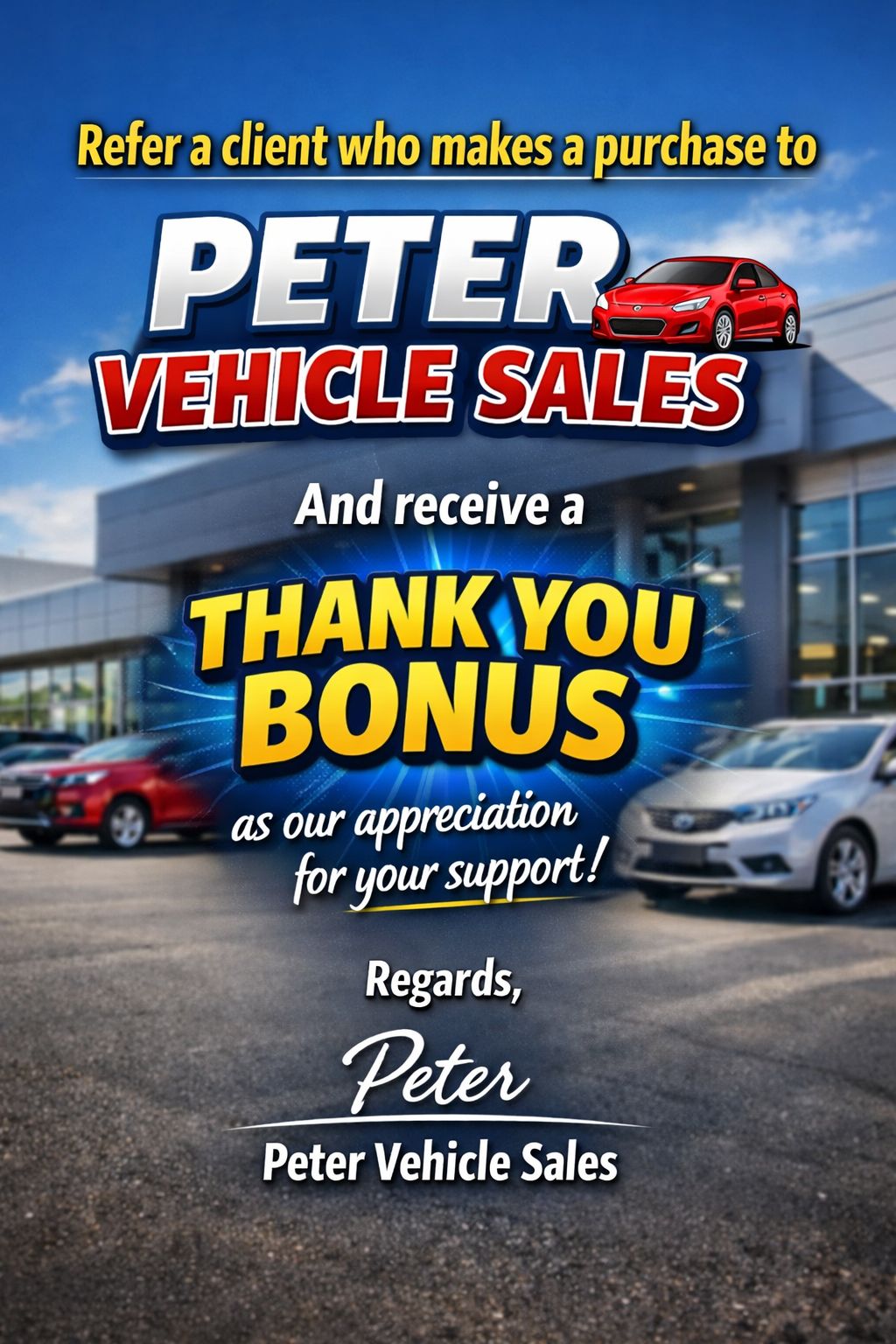 Peter Vehicle Sales