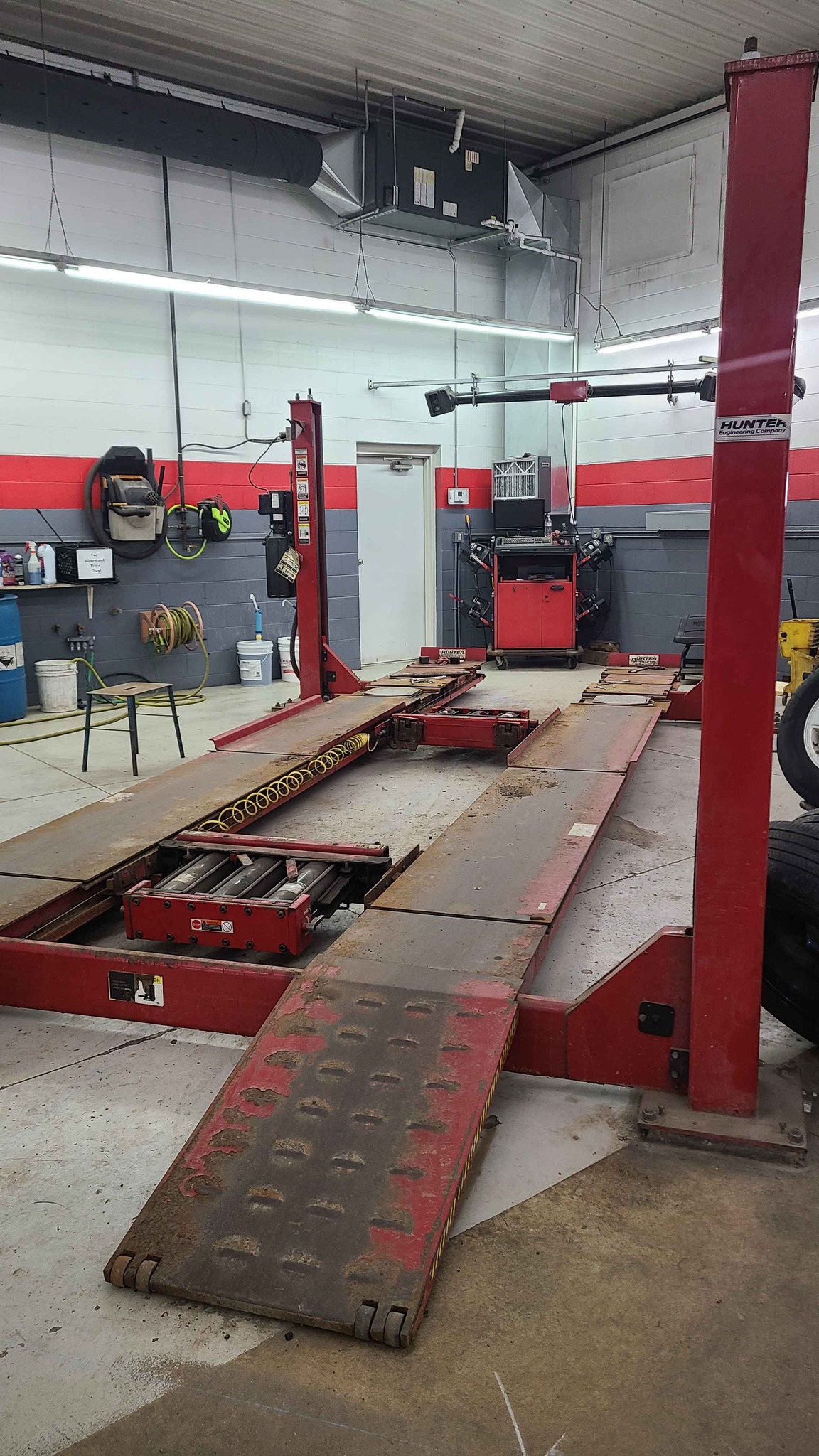 Hunter 4 Wheel Alignment Rack - Weight Lifting Machines & Racks ...