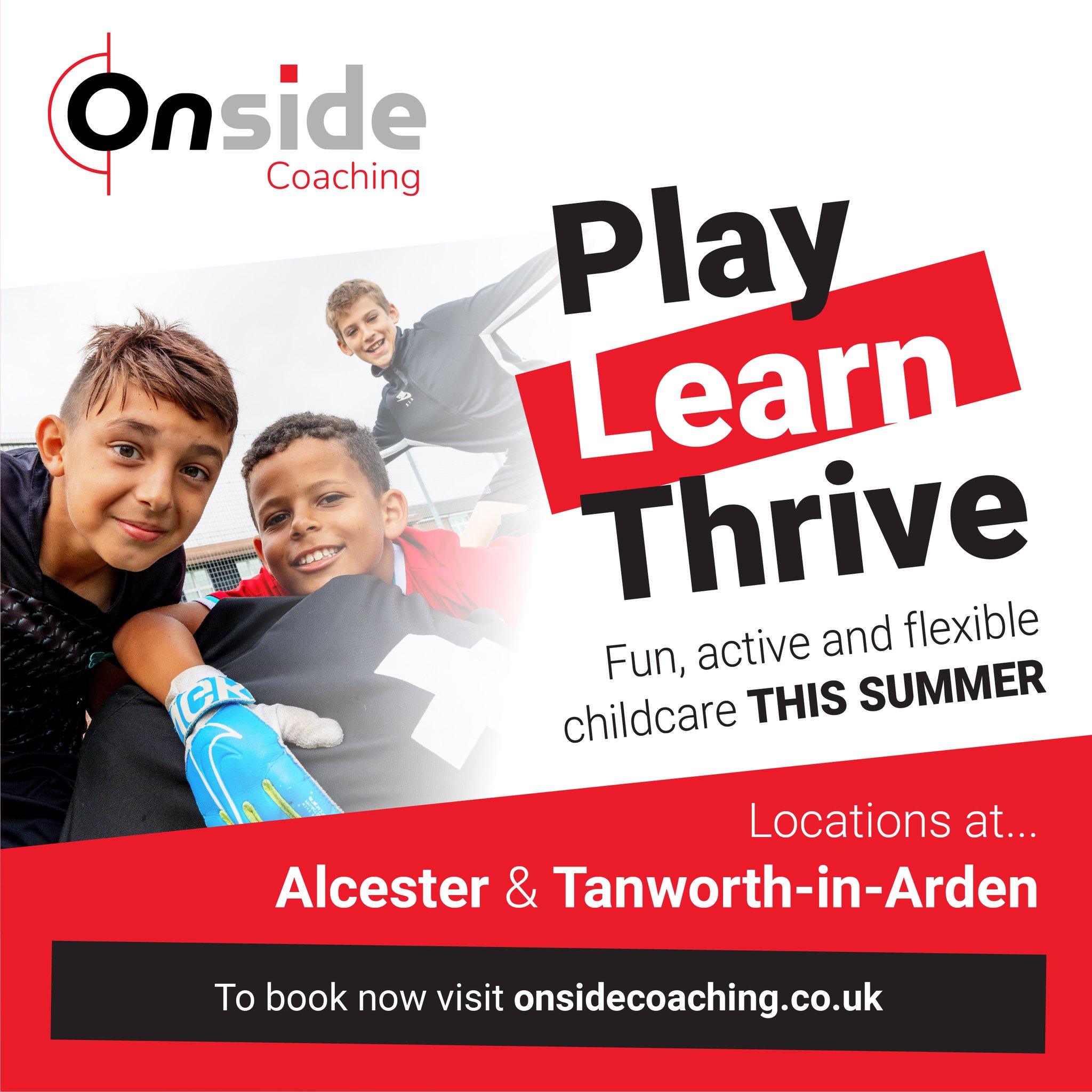 🌞SUMMER HOLIDAY... - Onside Coaching Redditch and Alcester | Facebook