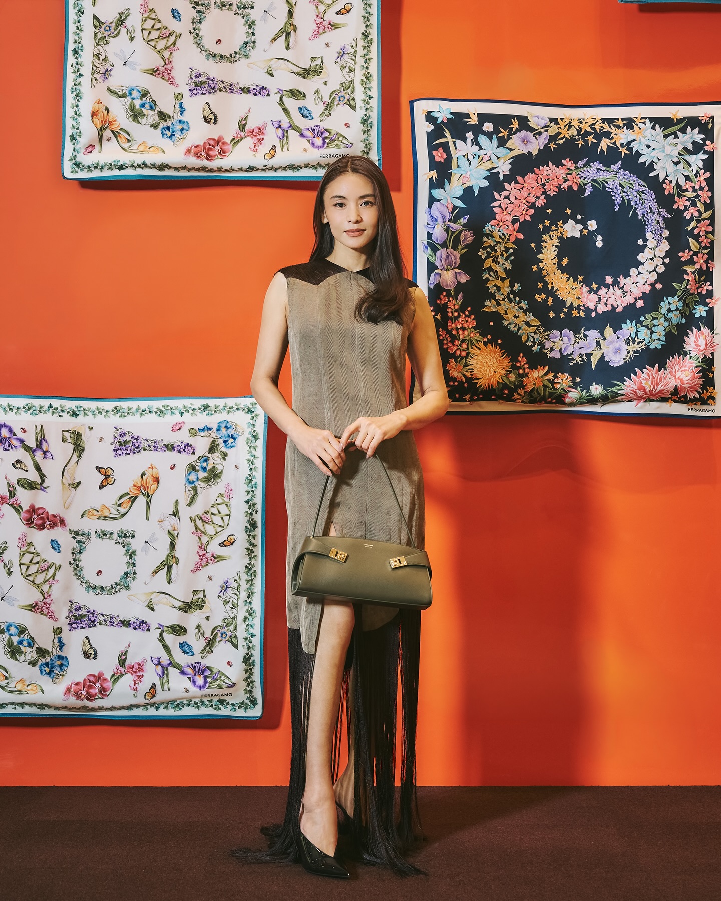 FERRAGAMOのポップアップ”Floating Silk Garden”に伺いました 