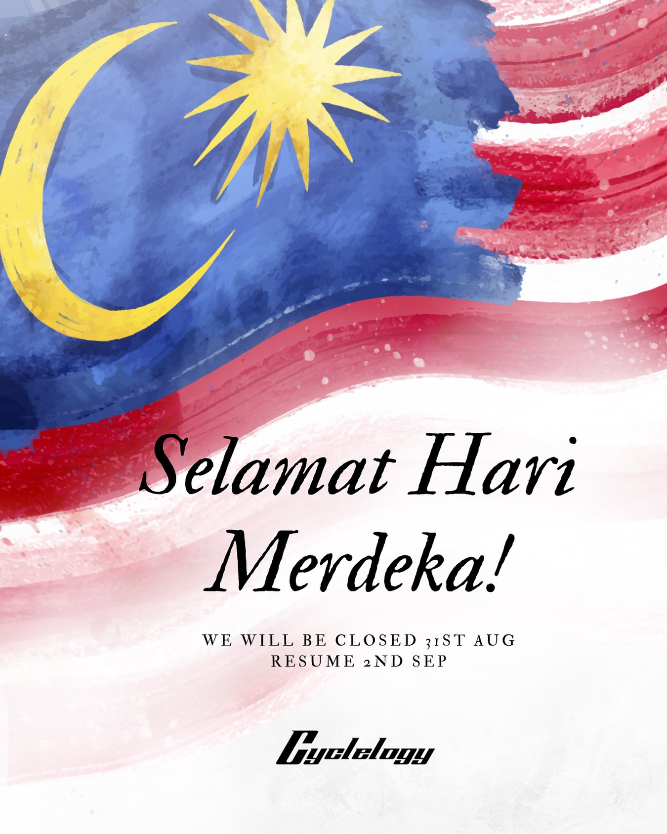 Cyclelogy - Selamat Hari Merdeka 🇲🇾 Today, we celebrate the freedom ...