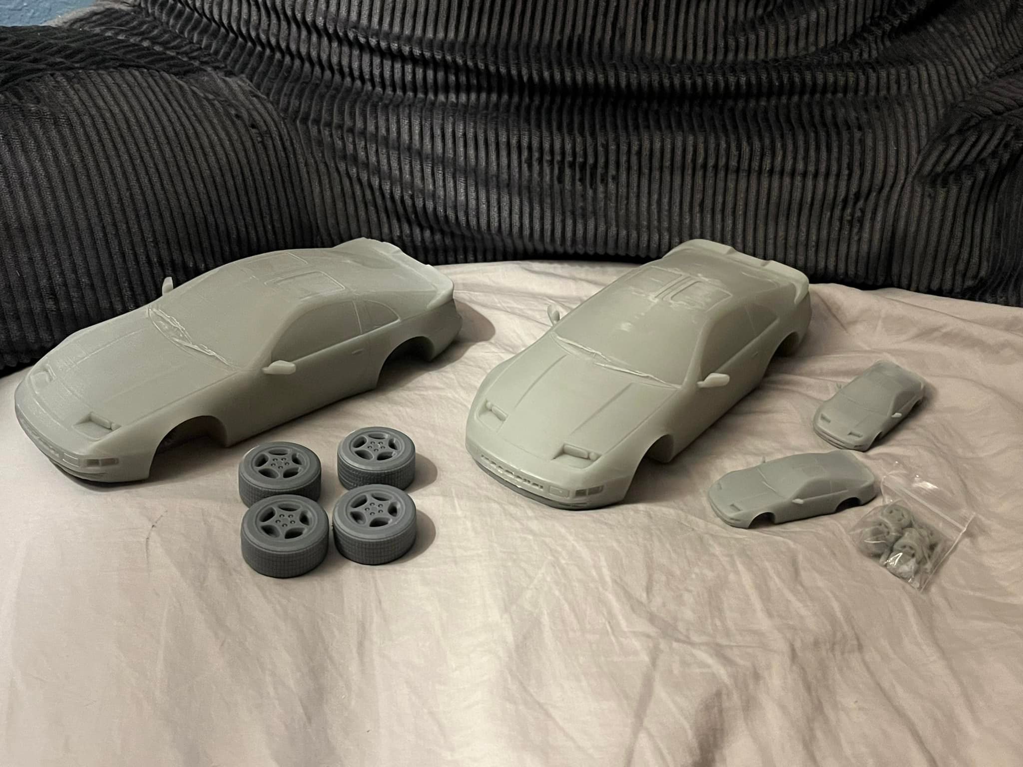 Had a buddy 3d print these 300zx models for me, what do you guys