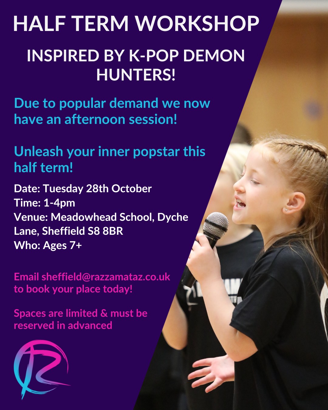 Razzamataz - 💜🎶 K-POP DEMON HUNTERS INSPIRED WORKSHOP! 🎶💜 Due to ...