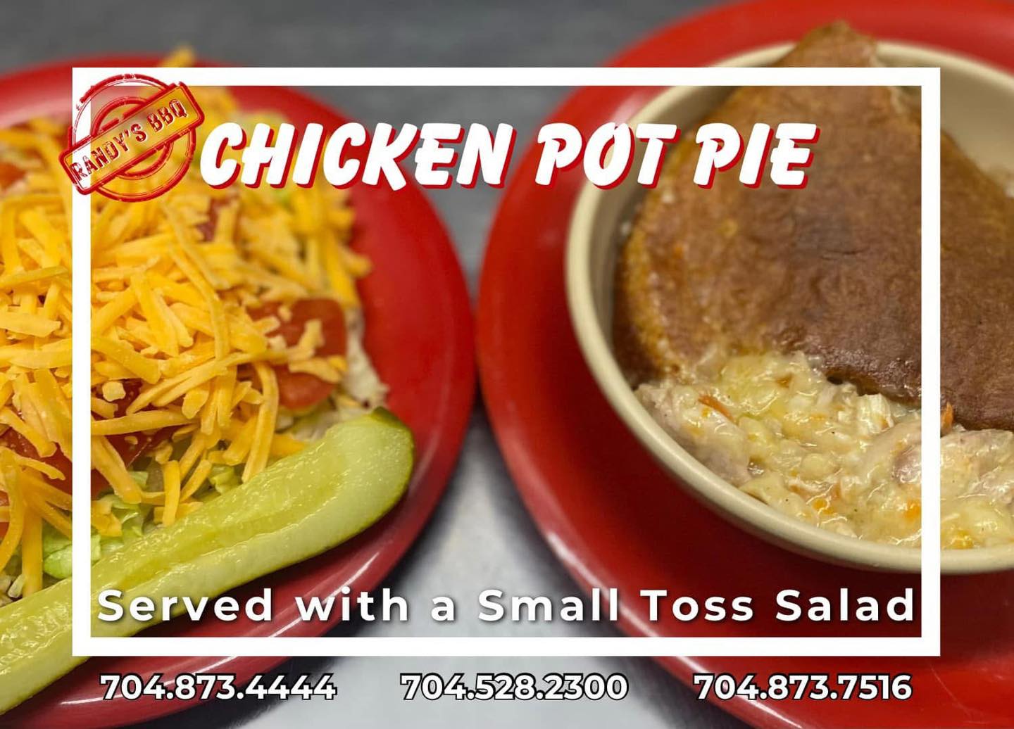 🚨 TODAY’S SURPRISE SPECIAL 🚨 Chicken... - Randy's Bar B Que | Facebook