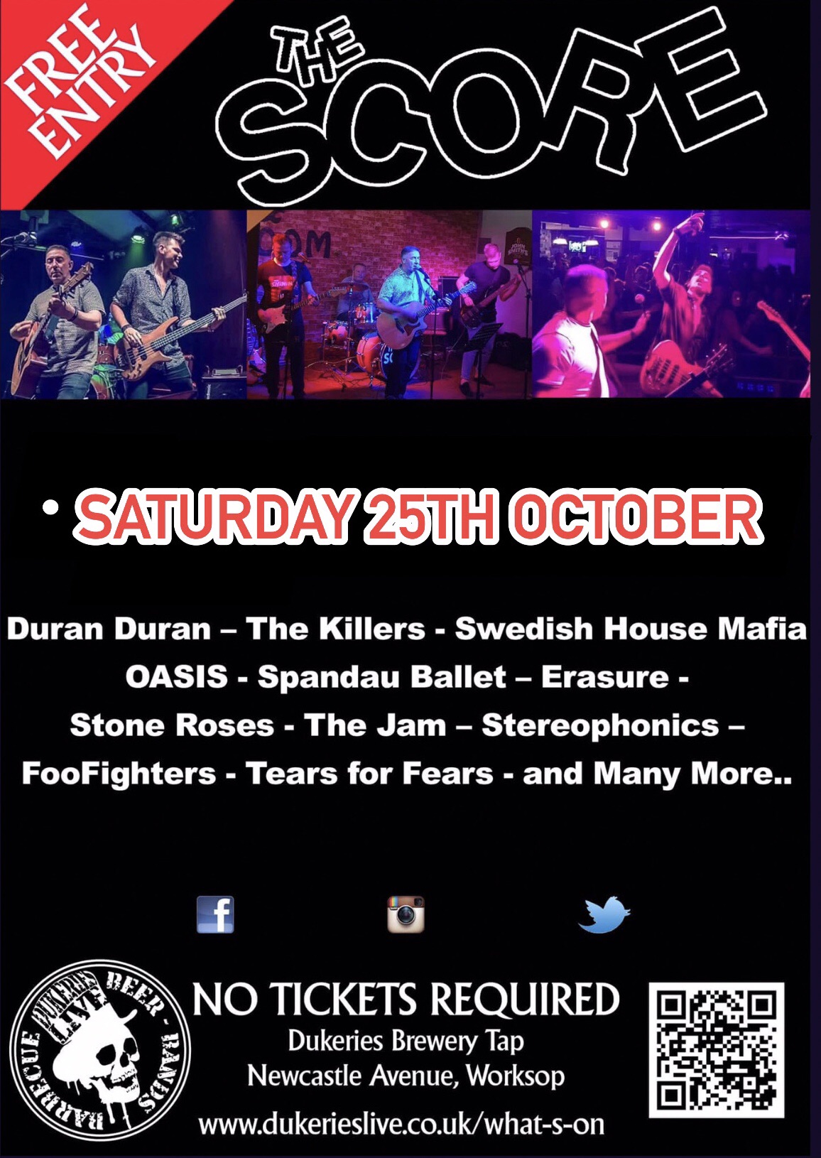 FREE ENTRY | THE SCORE
