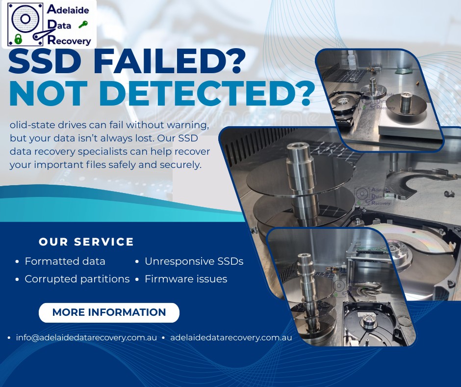 ⚡ SSD FAILED OR NOT DETECTED?... - Adelaide Data Recovery | Facebook