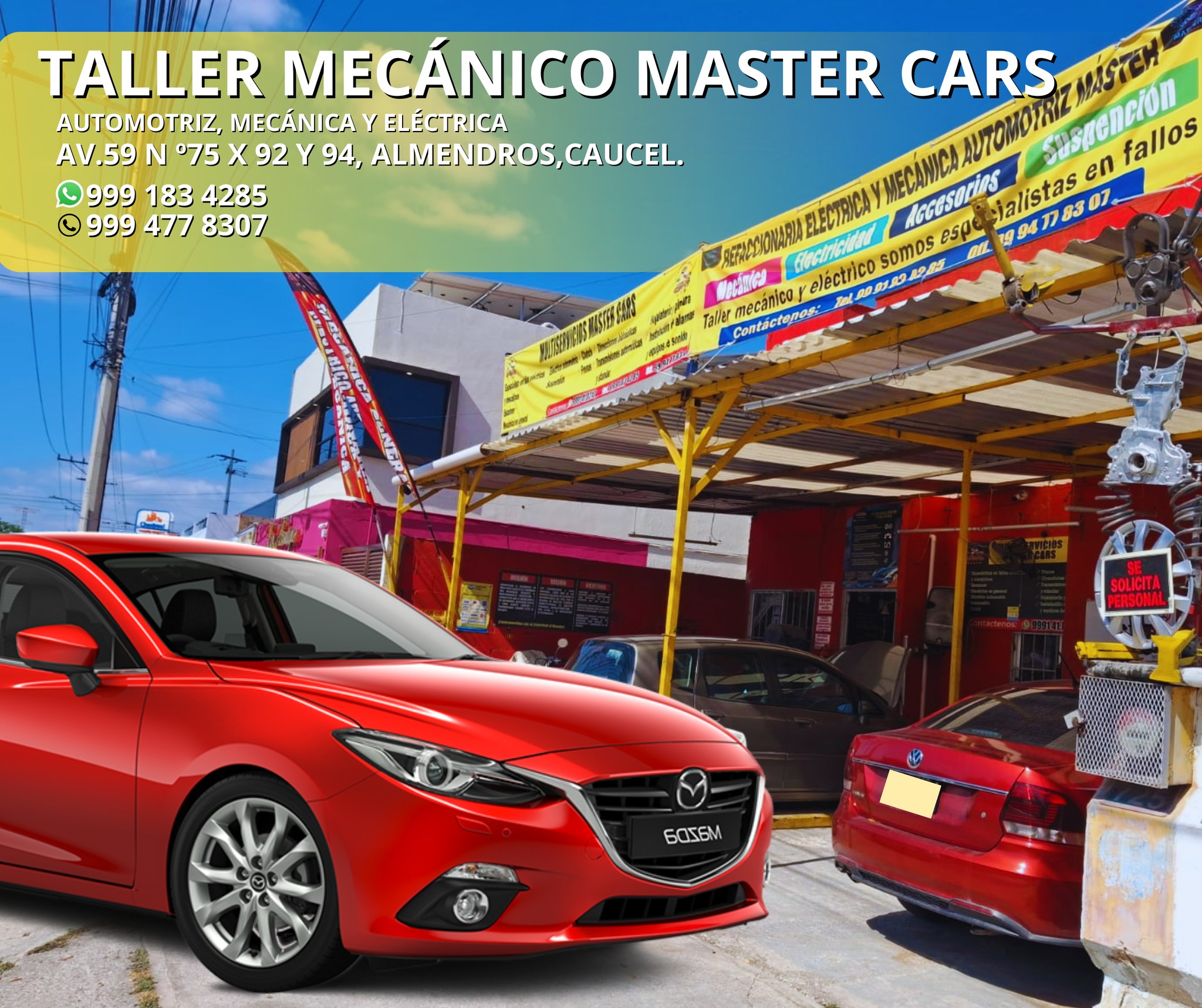 Master - 🔧🚗 EN MASTER CAR´S TALLER AUTOMOTRIZ CUIDAMOS TU AUTO COMO SE ...