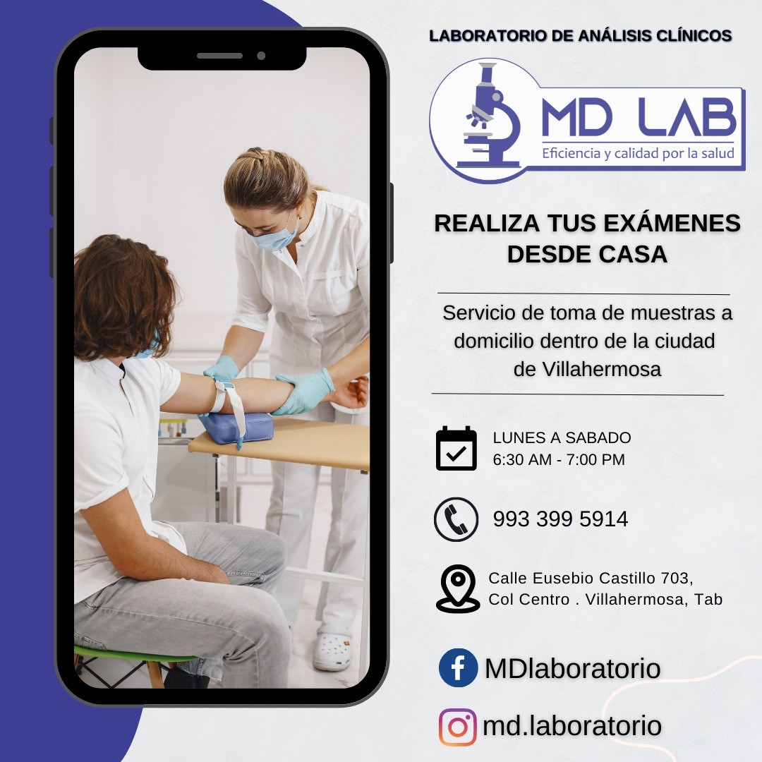 MD LAB - 💉🔬 | Ponemos a tu disposición el servicio de... | Facebook