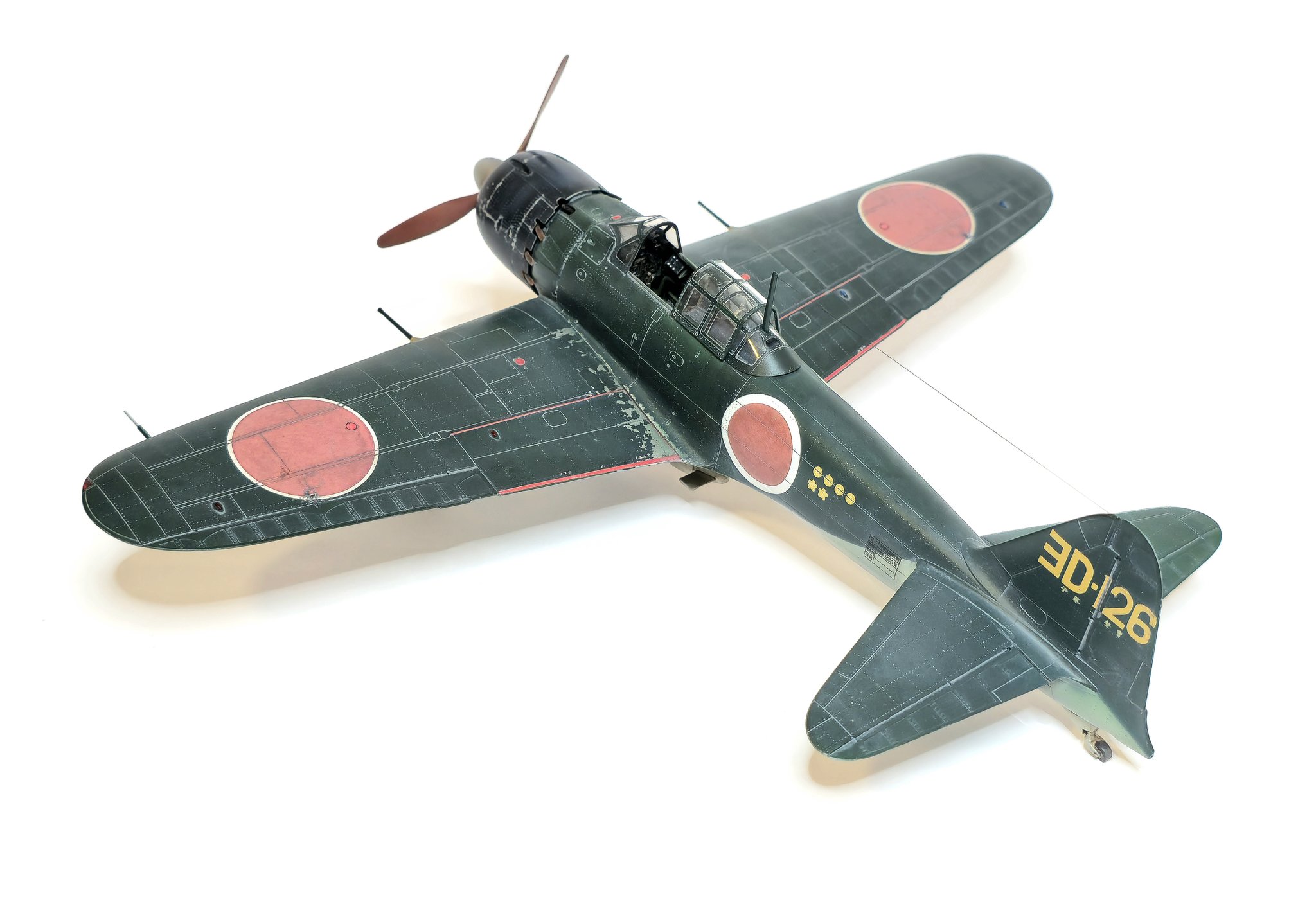 ZEROPOD_A   新品未使用 A6M5 Zero Type 52a 1/48! Built by Paolo Portuesi. Marking option