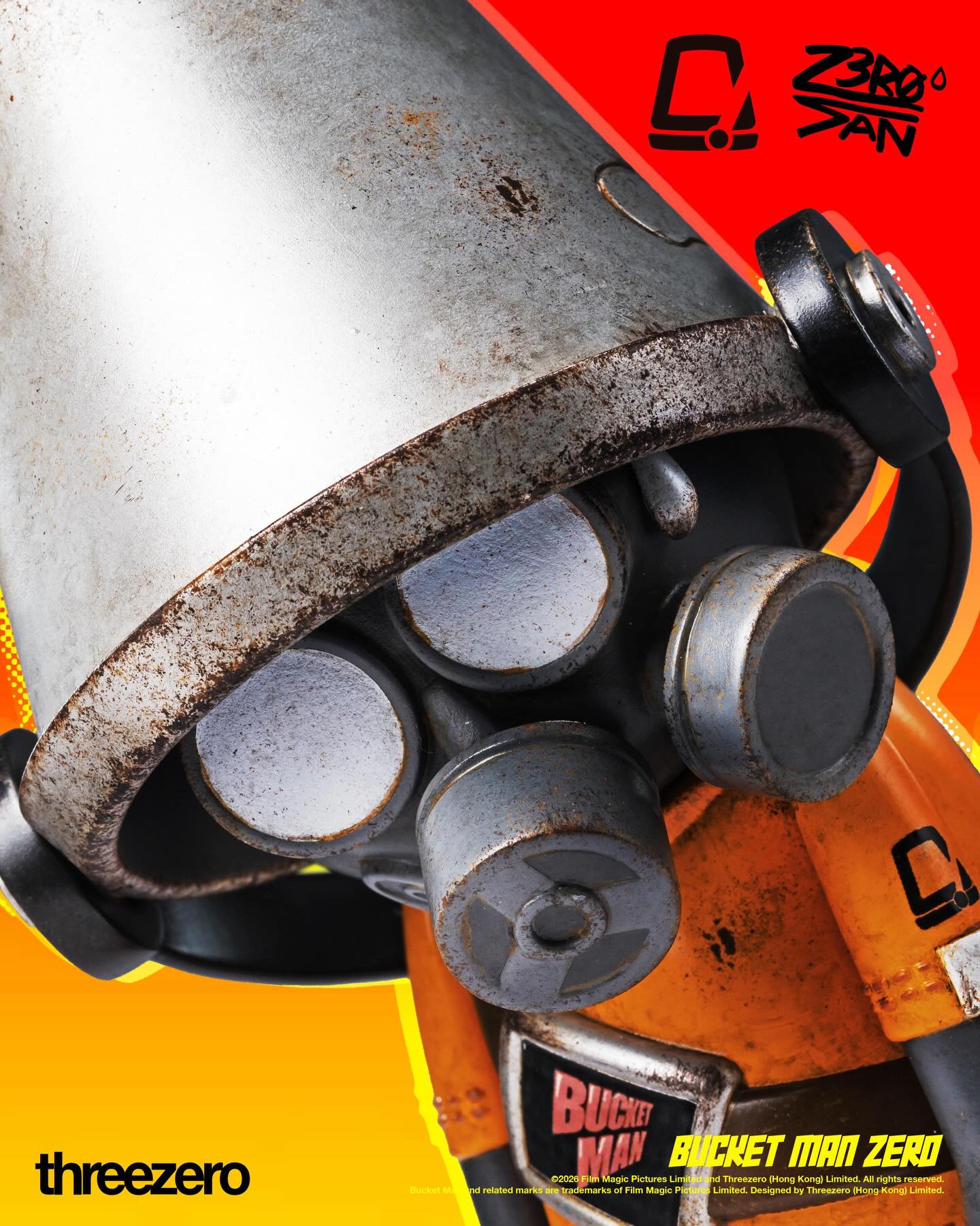 Pre-order the threezero x Bucket Man Project — Bucket Man Zero