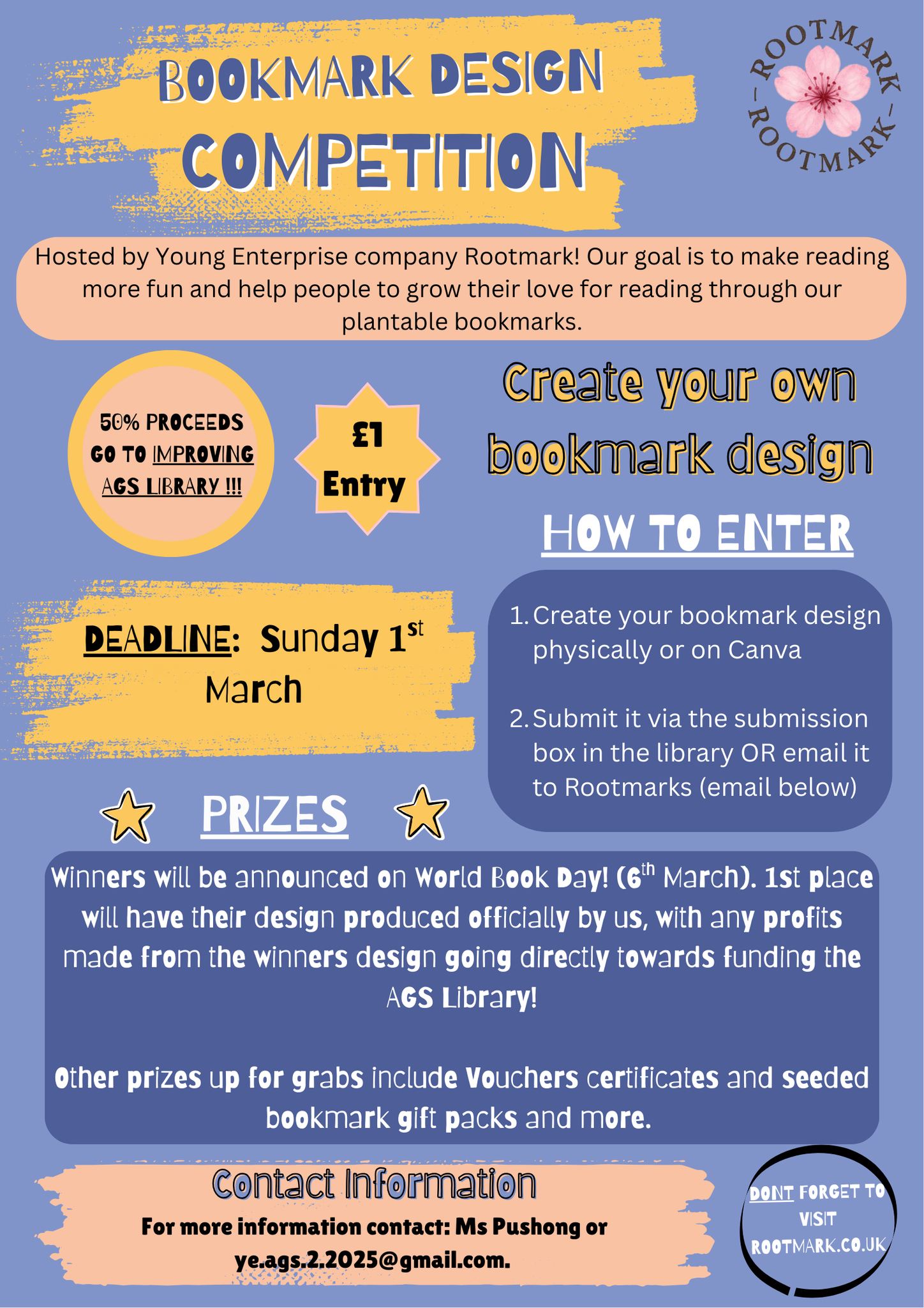 Aylesbury - 🌿📚 Rootmarks Bookmark Design Competition 📚🌿 We’re excited ...