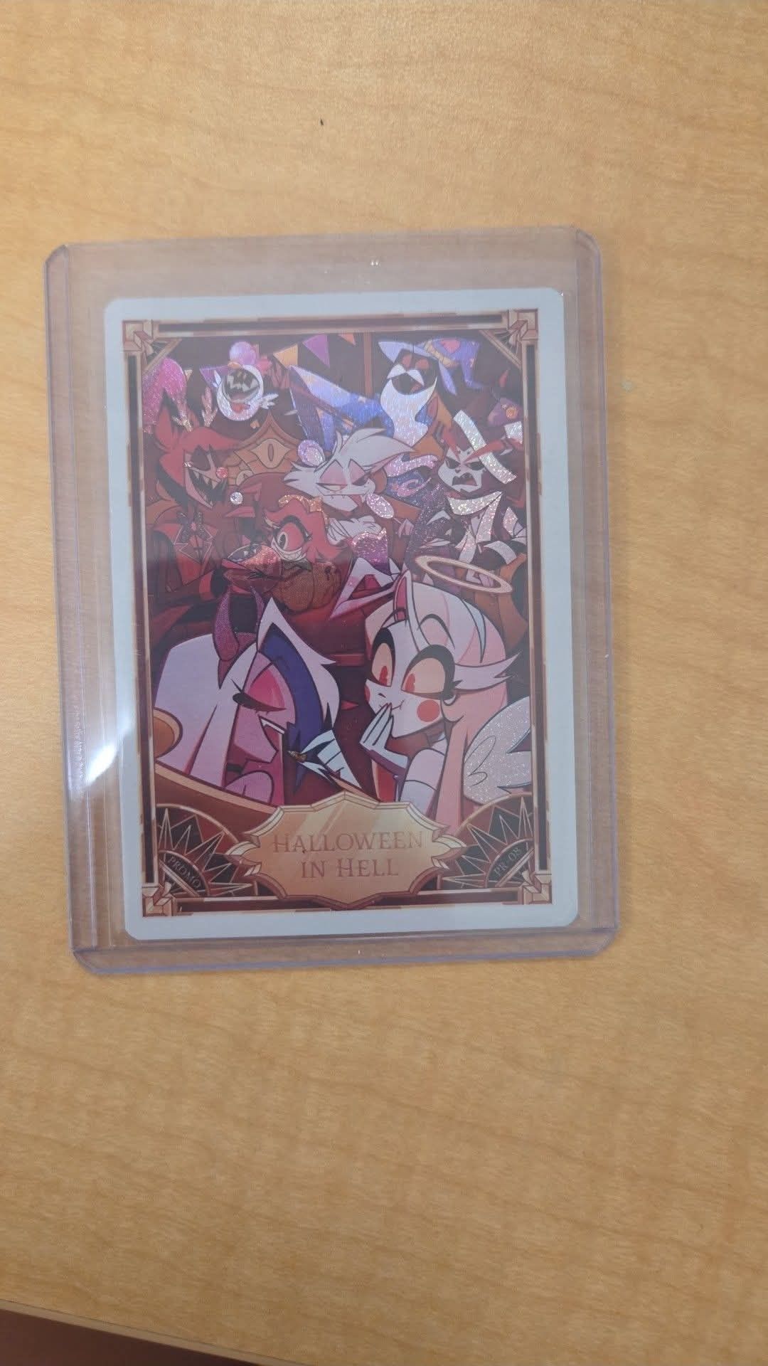 Halloween in Hell Hazbin Hotel promo card for sale