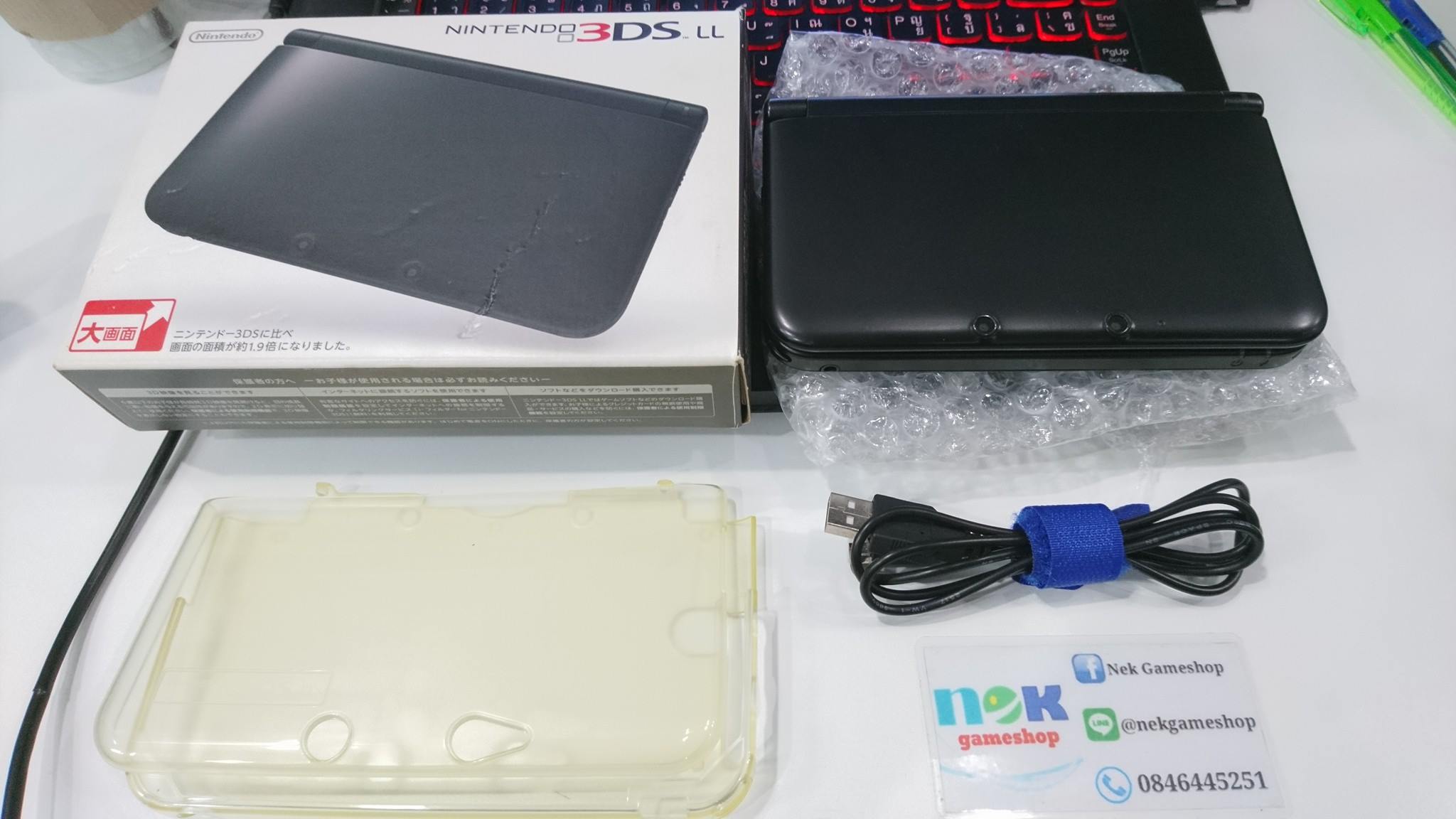 NEKGameShop - (( ขายแล้วครับ )) 3ds LL cfw Mem 32 gb...