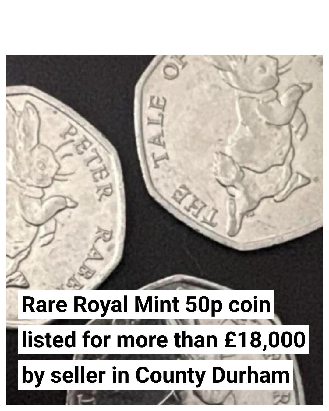 A rare Royal Mint 50p coin... - The Northern Echo Darlington | Facebook