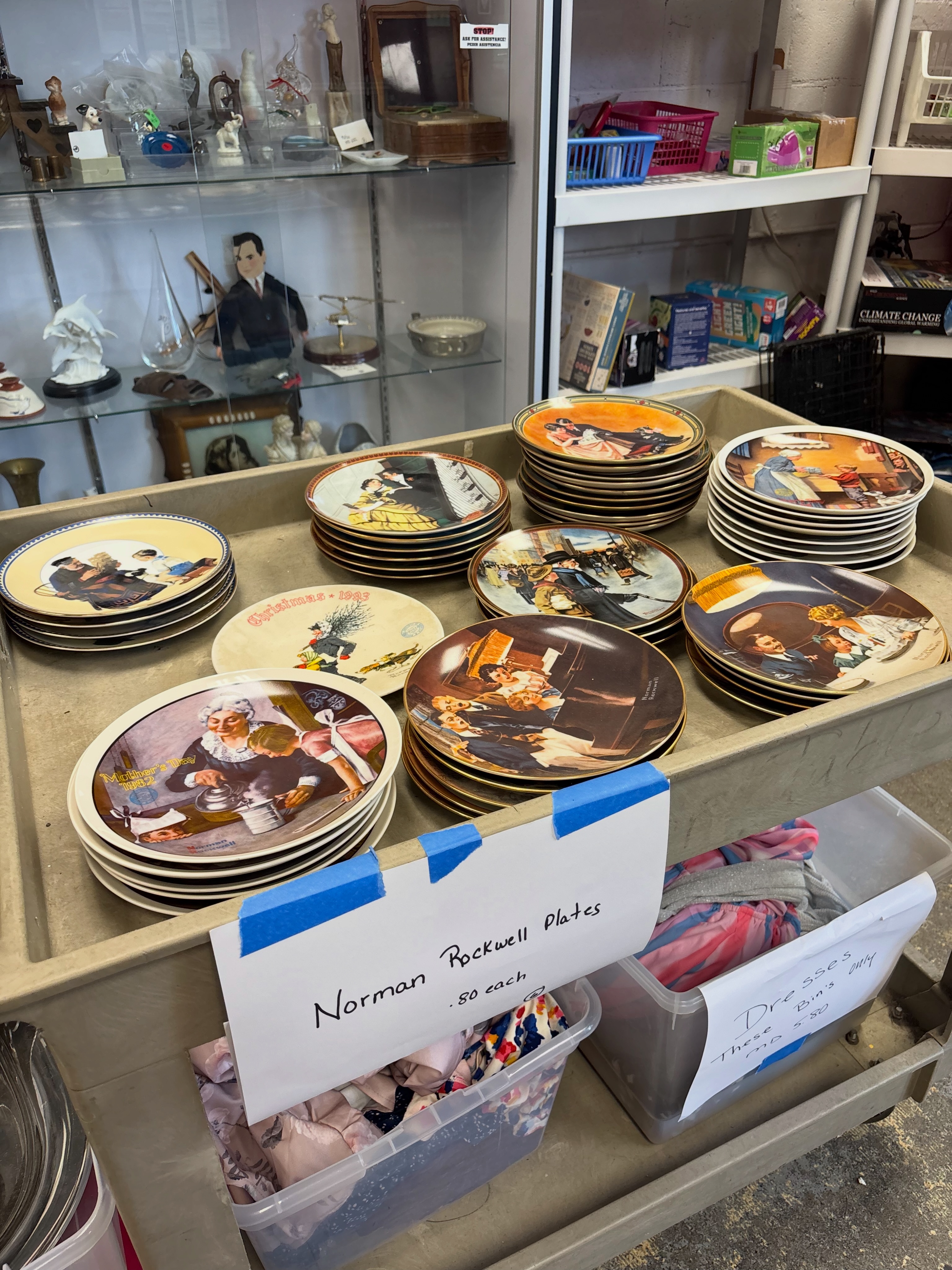 Creative ideas for displaying plates inherited
