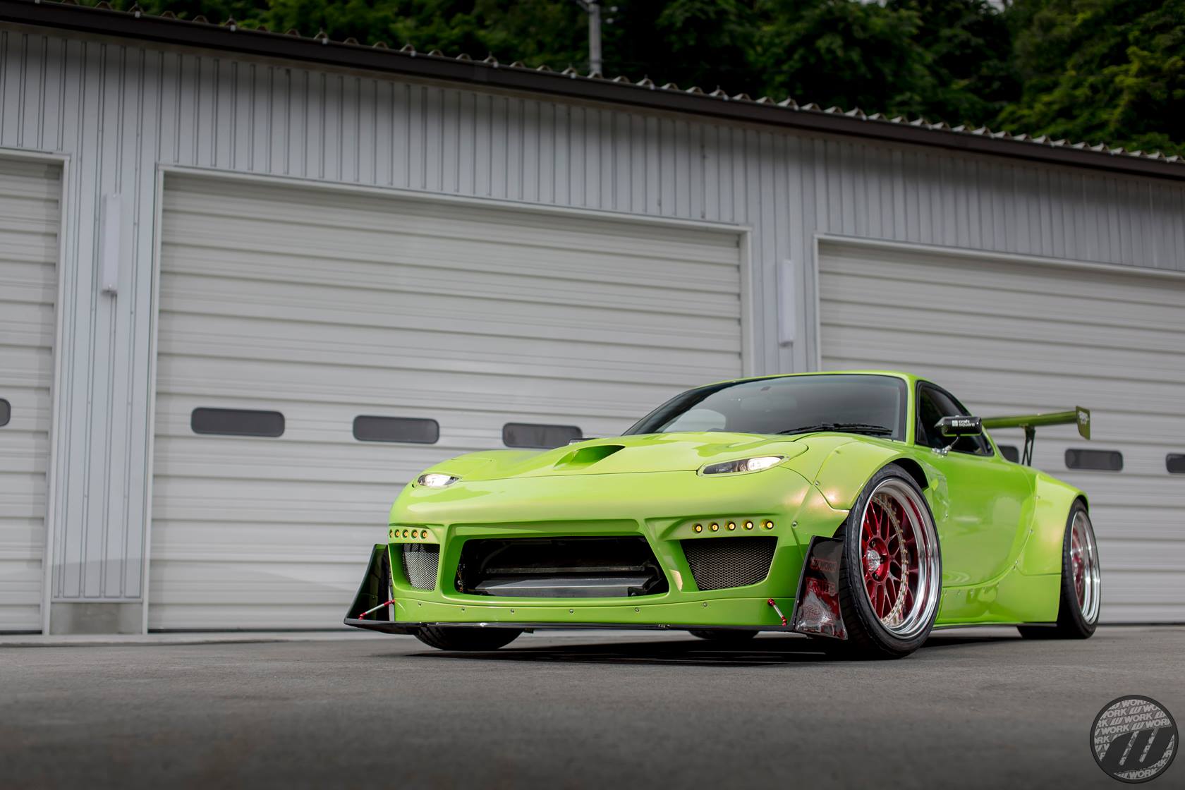 Mazda RX7 x WORK Equip M1 3P WORK... - AWC AuthenticWheels