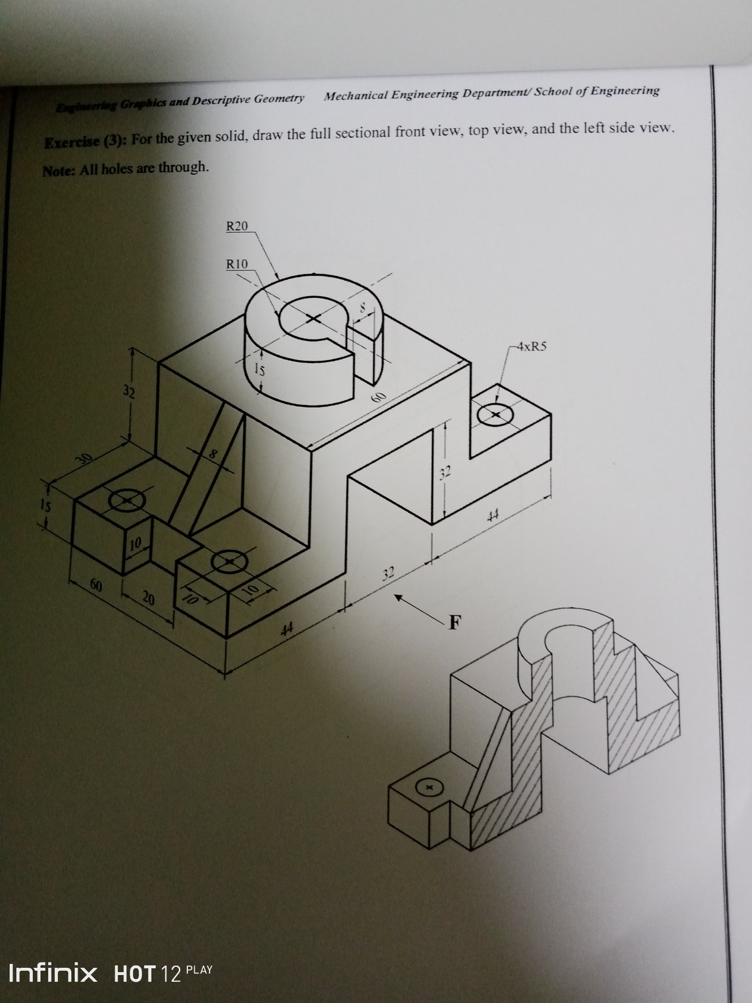 رسم هندسي Engineering drawing | السلام عليكم ... | Facebook