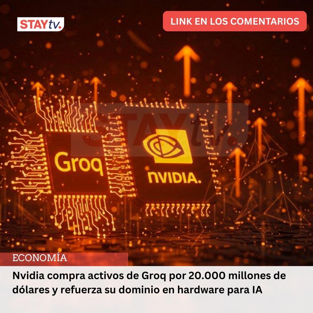 Staytv Noticias - Nvidia compra activos de Groq por 20.000... | Facebook
