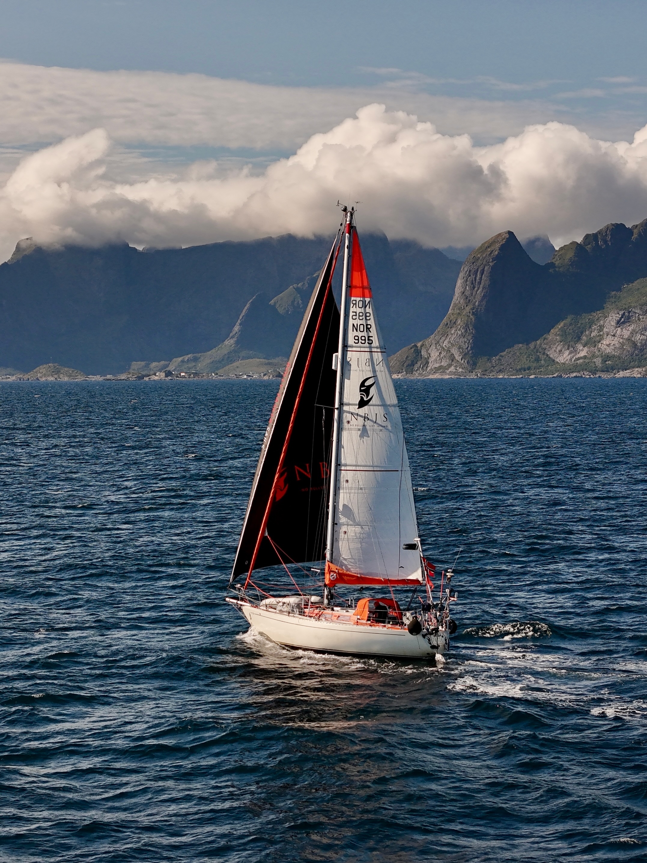 Erik - The Code 0 sail kept us up to full hull speed all the way