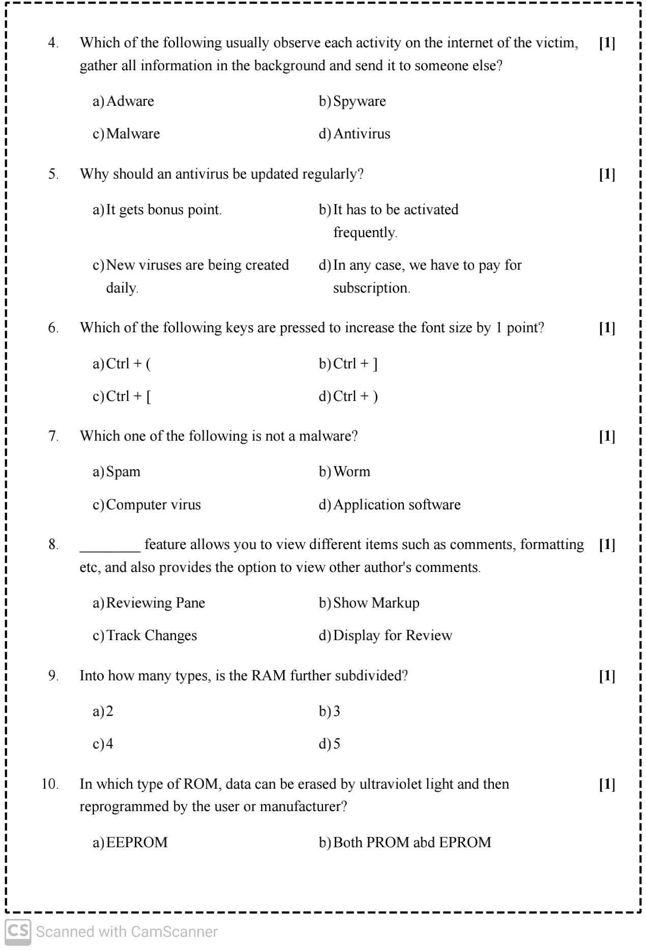 Class 9 Computer Applications Sample... - Quest For Education | Facebook