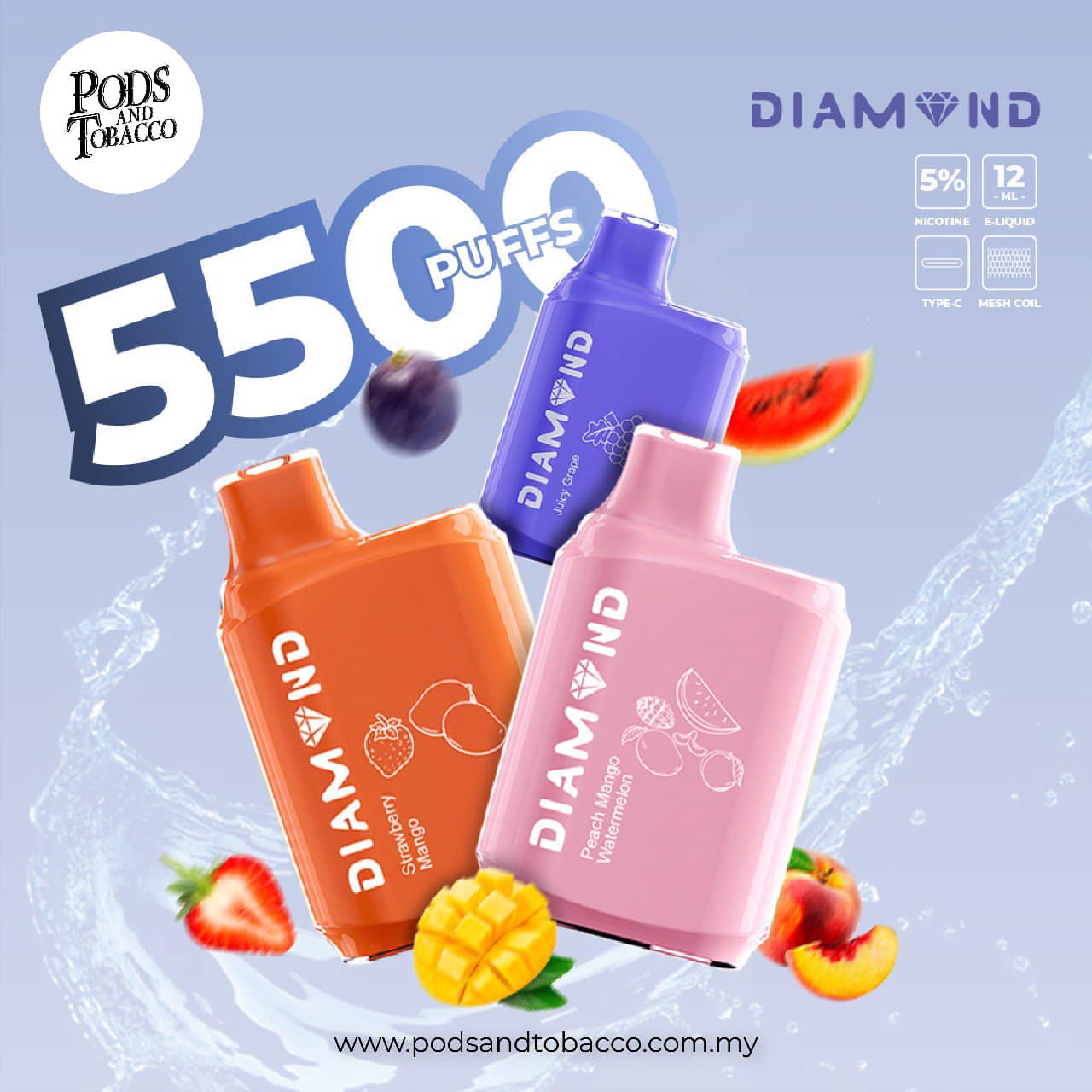 💎 DIAMOND 💎 Dispo flavour... - Pods And Tobacco Bukit Tinggi