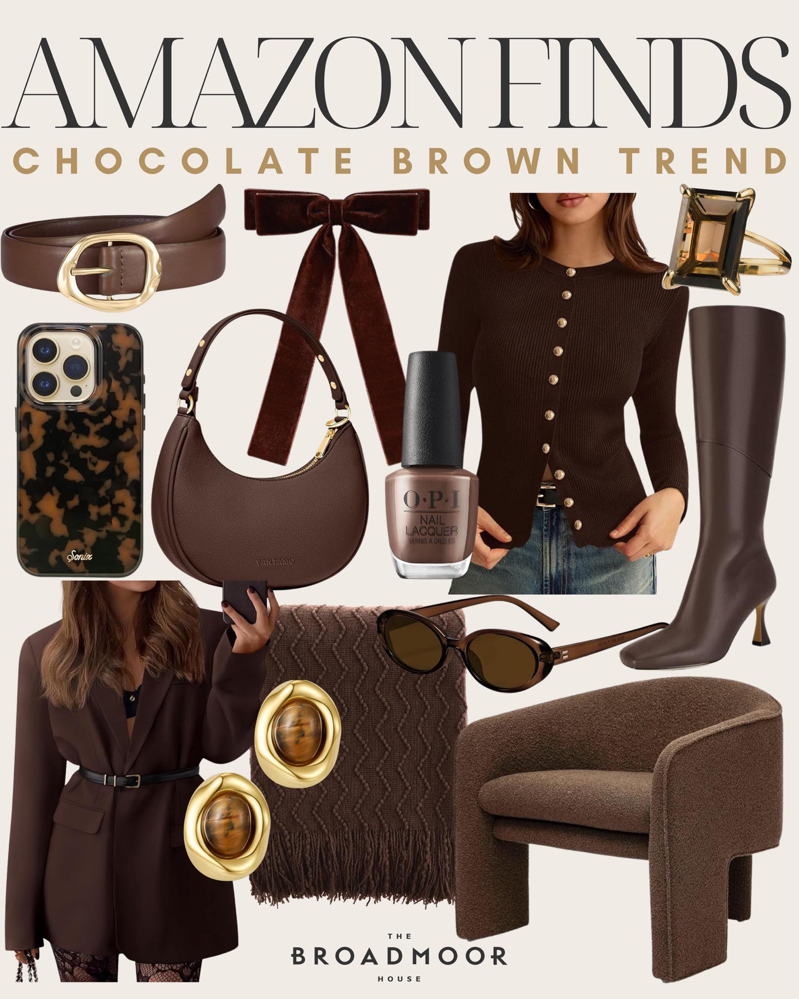 The Broadmoor - Chocolate brown is the style! Shop everything ⬇️🔗 ...