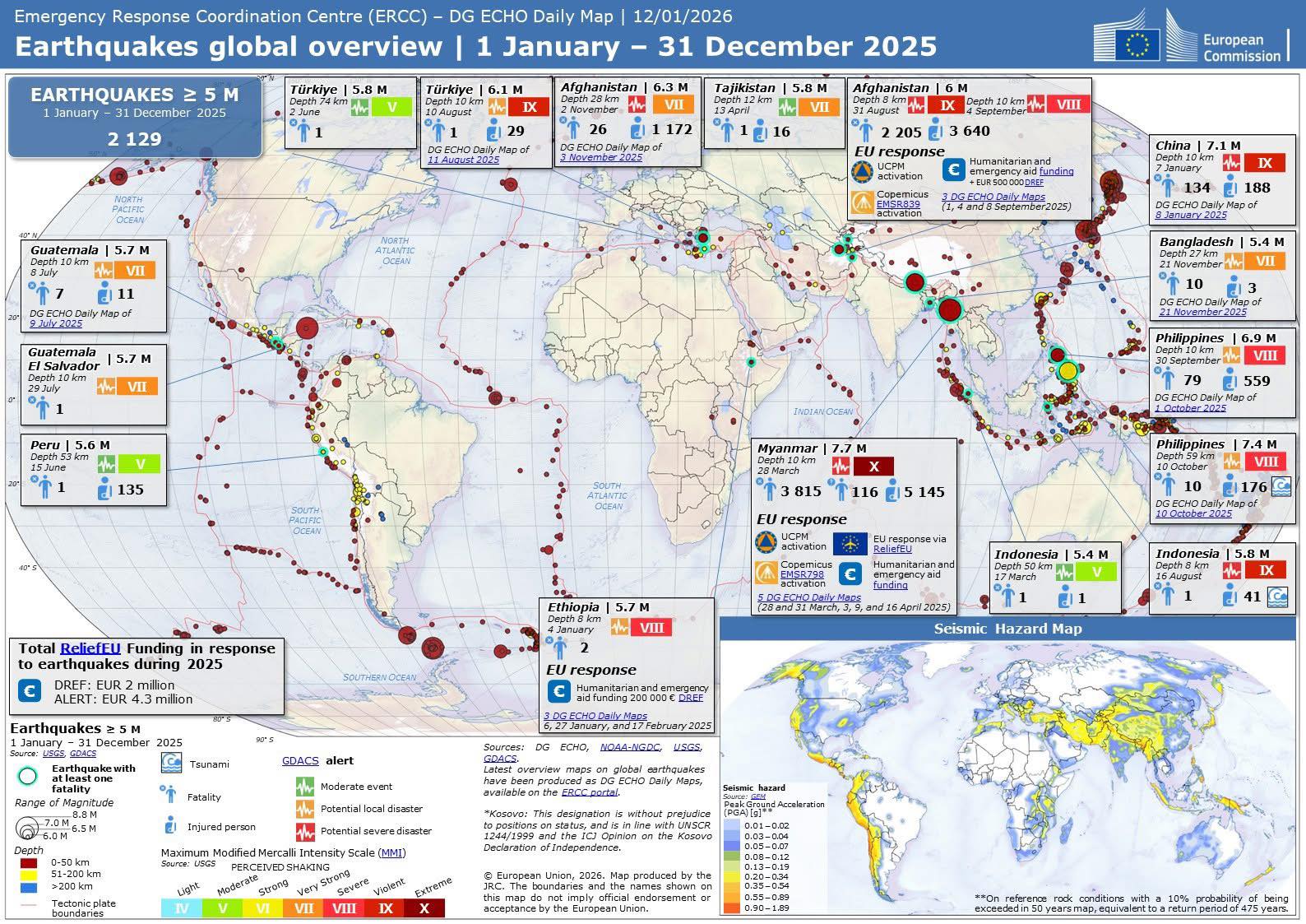 Tom Skilling - An interesting map of 2024’s earthquakes... | Facebook