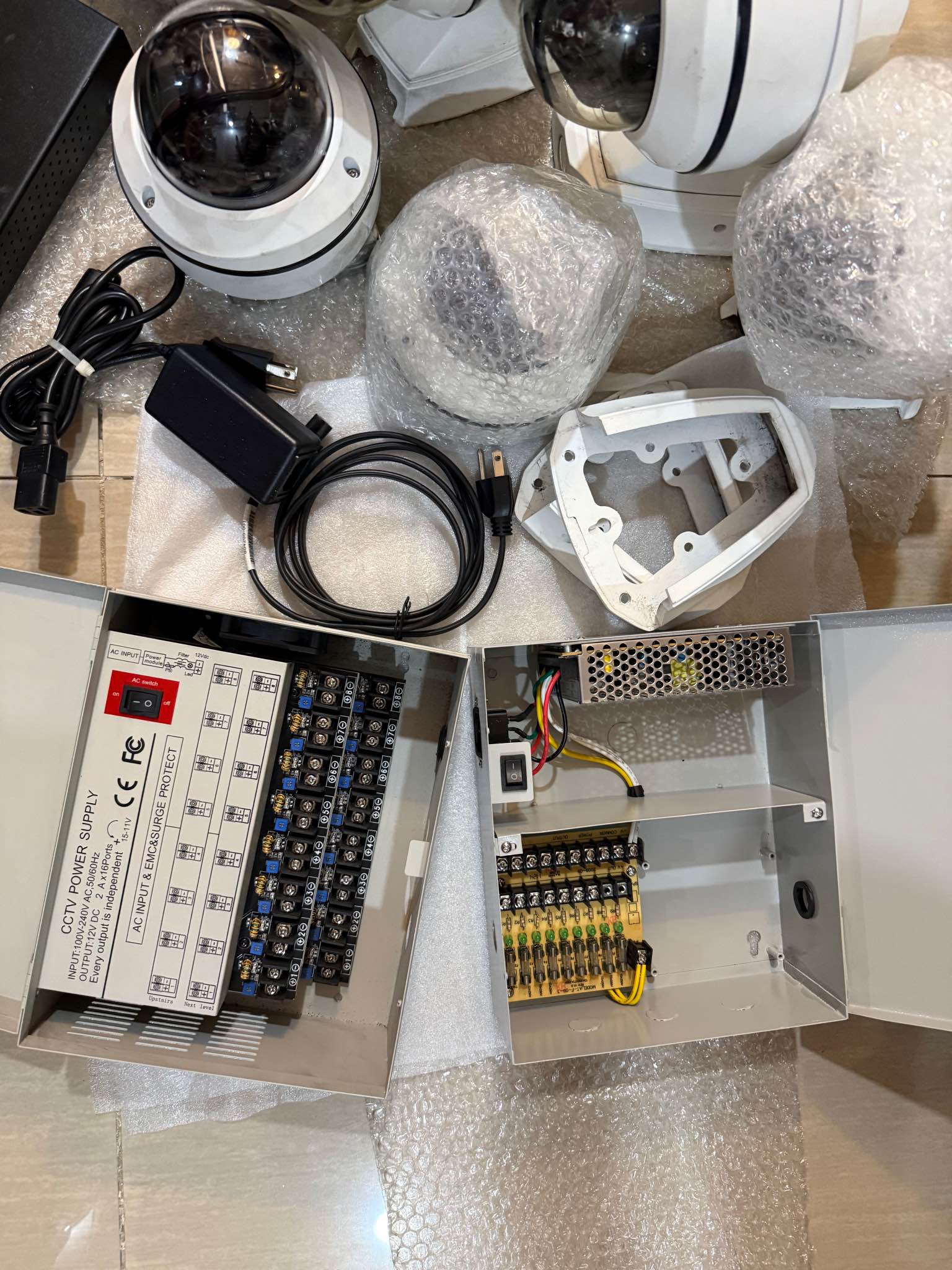 Complete CCTV Camera Set with DVR – Multiple Cameras (Good Working ...