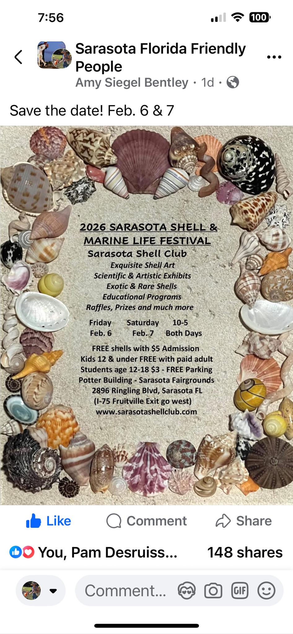 Sarasota Florida Shell Club