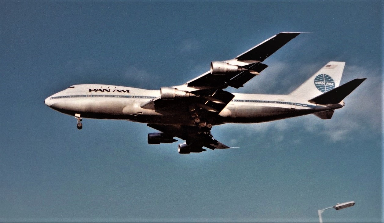 【稀少】PAN AM 747SP【IN FLIGHT】 Historic Photo of Pan Am 747SP and 747-121 at LAX in 1979