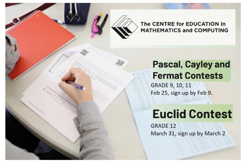 1. The Pascal, Cayley and... - Saugeen District Senior School | Facebook