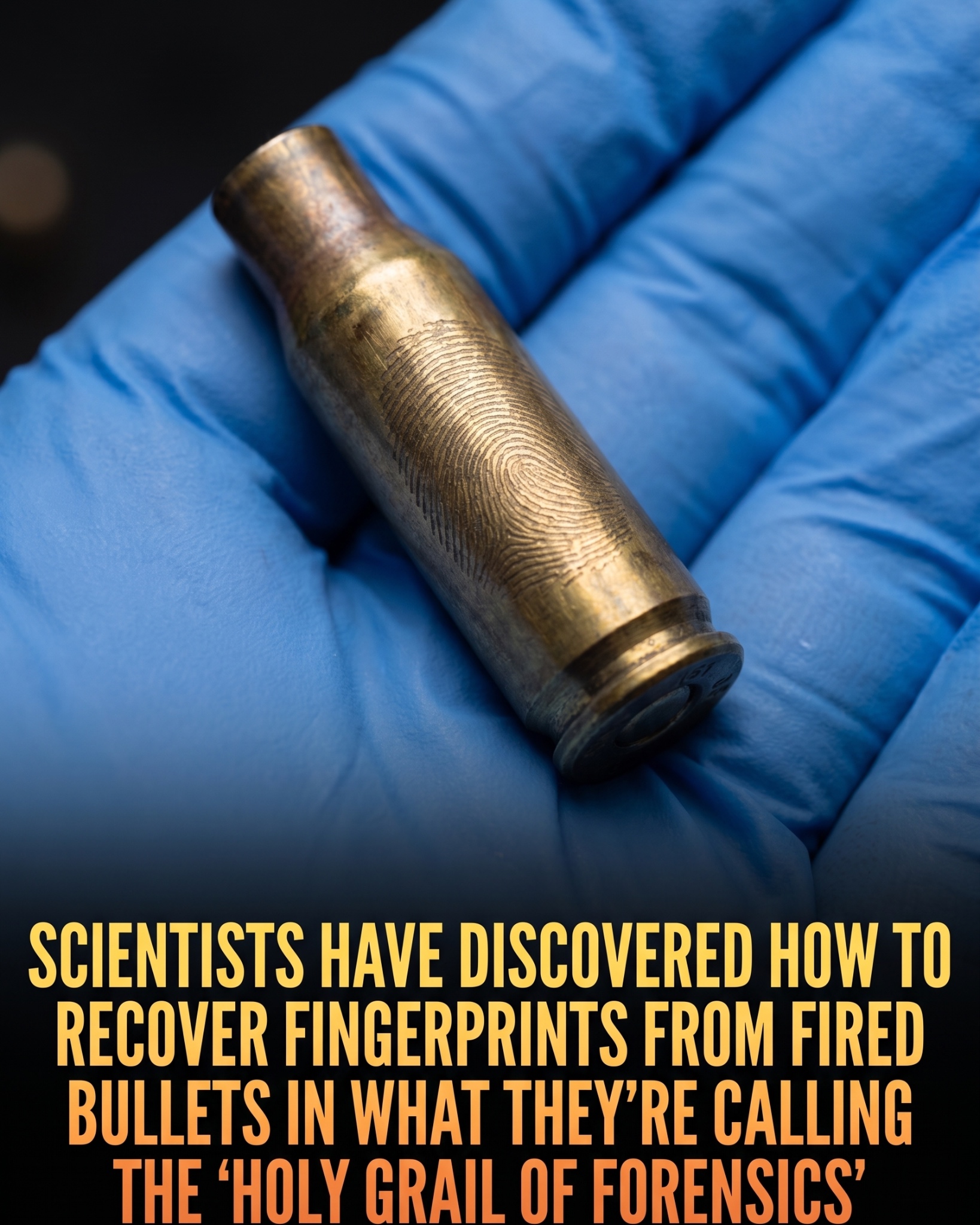 Scientists figured out how to recover fingerprints from fired