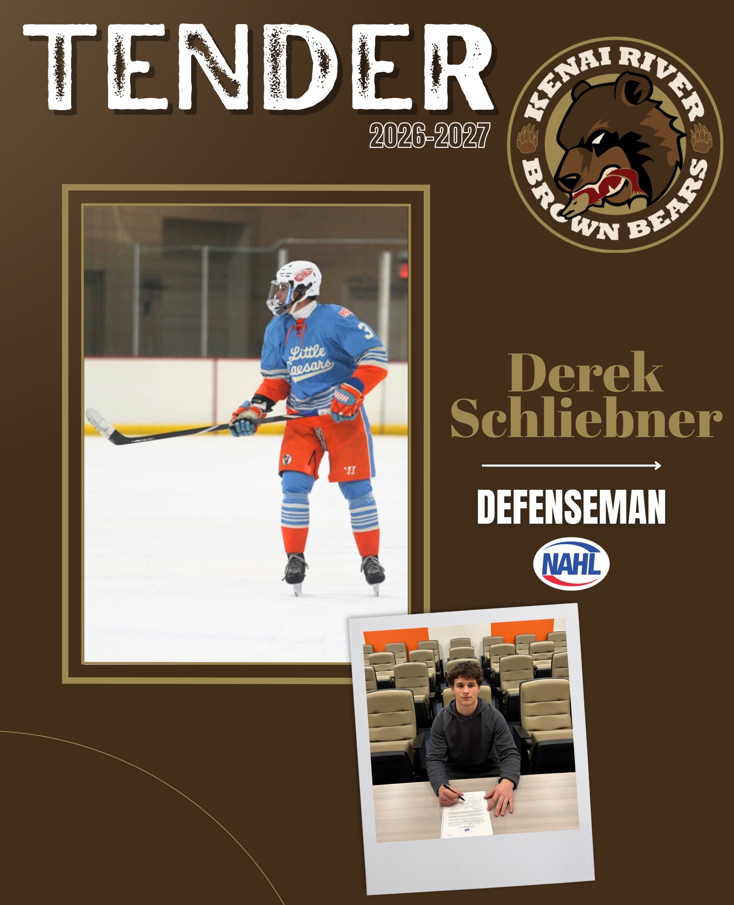 🚨 Tender signing 🚨 Welcome to... - Kenai River Brown Bears | Facebook