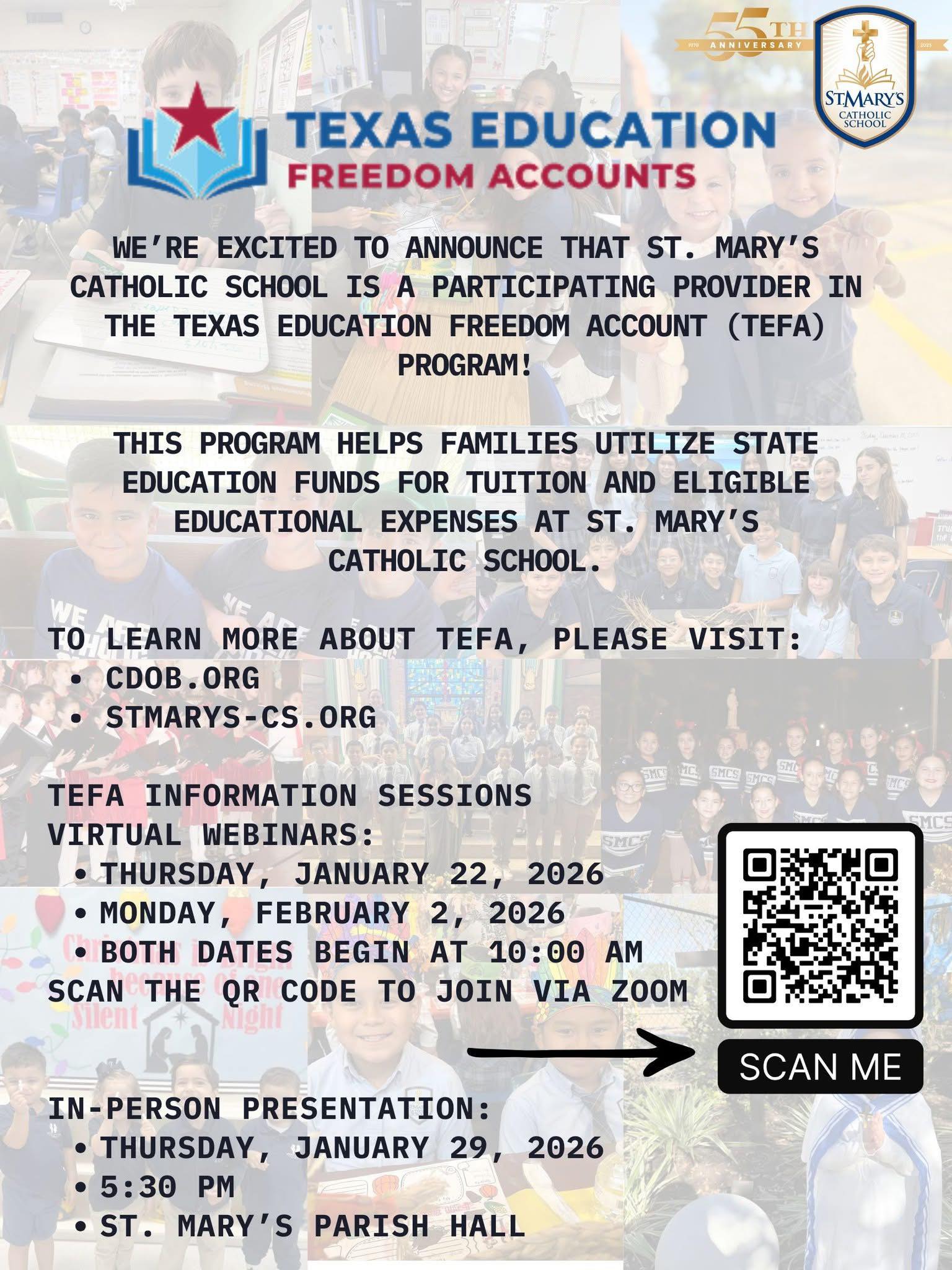 Saint - 📣 Texas Families — TEFA Applications Opening Soon! 🇨🇱 The Texas ...