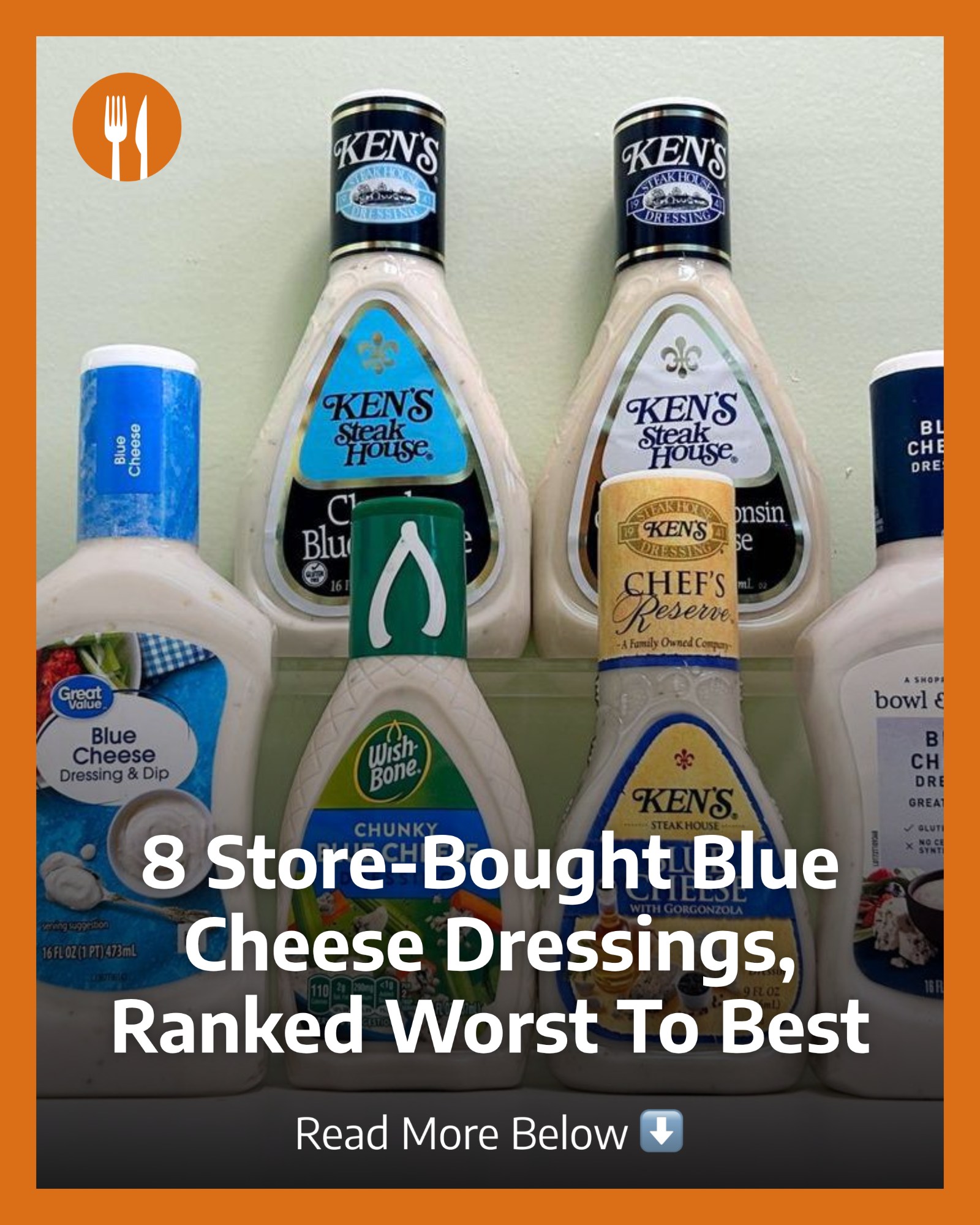 Most grocery stores carry a variety of blue cheese salad dressings. We tasted several store-bought blue cheese dressings and ranked them from worst to best