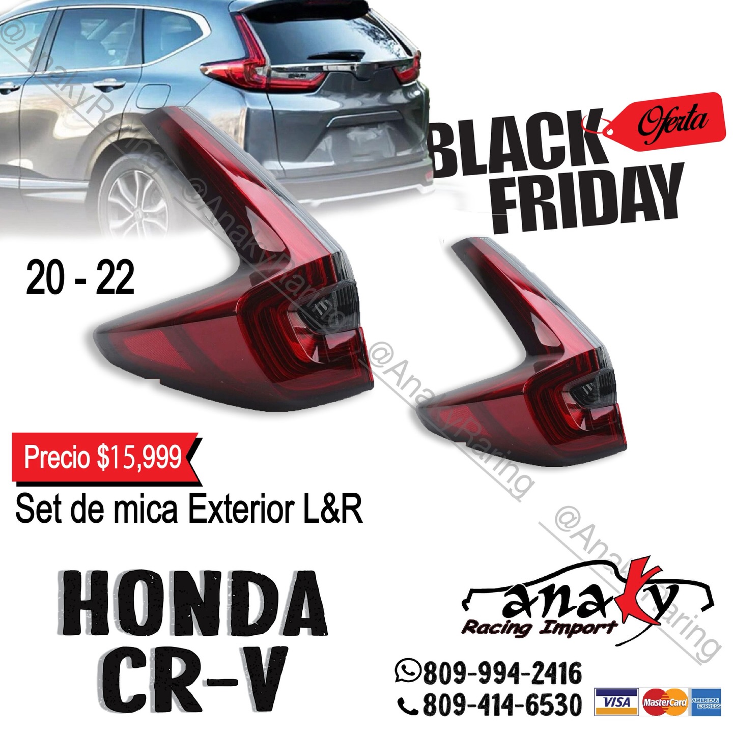 Oferta 28 noviembre 2025 al 1 ero de... - ANAKY Racing Import | Facebook