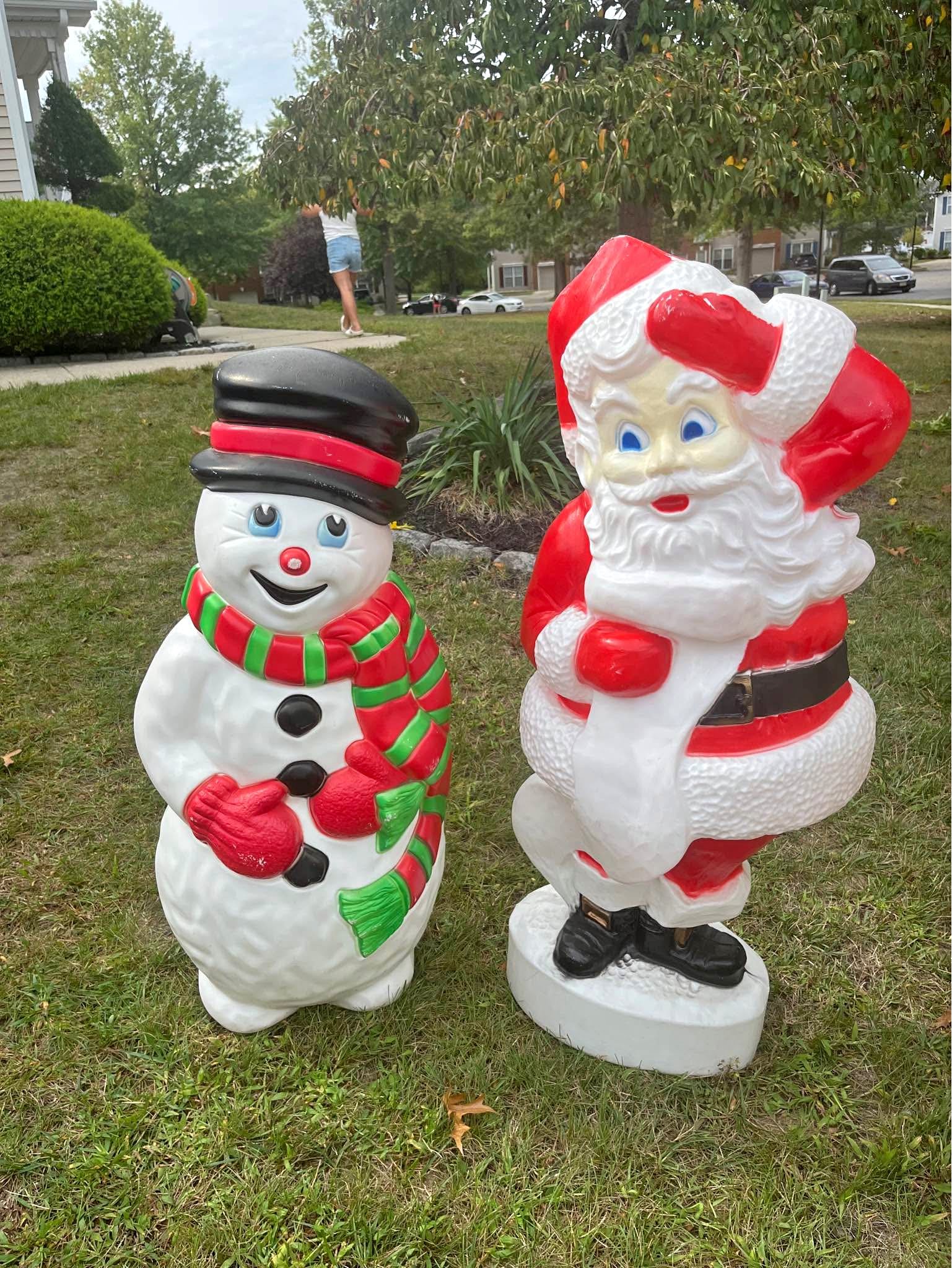 Vintage Christmas lawn globes - Christmas Lights - Grenloch, New Jersey ...