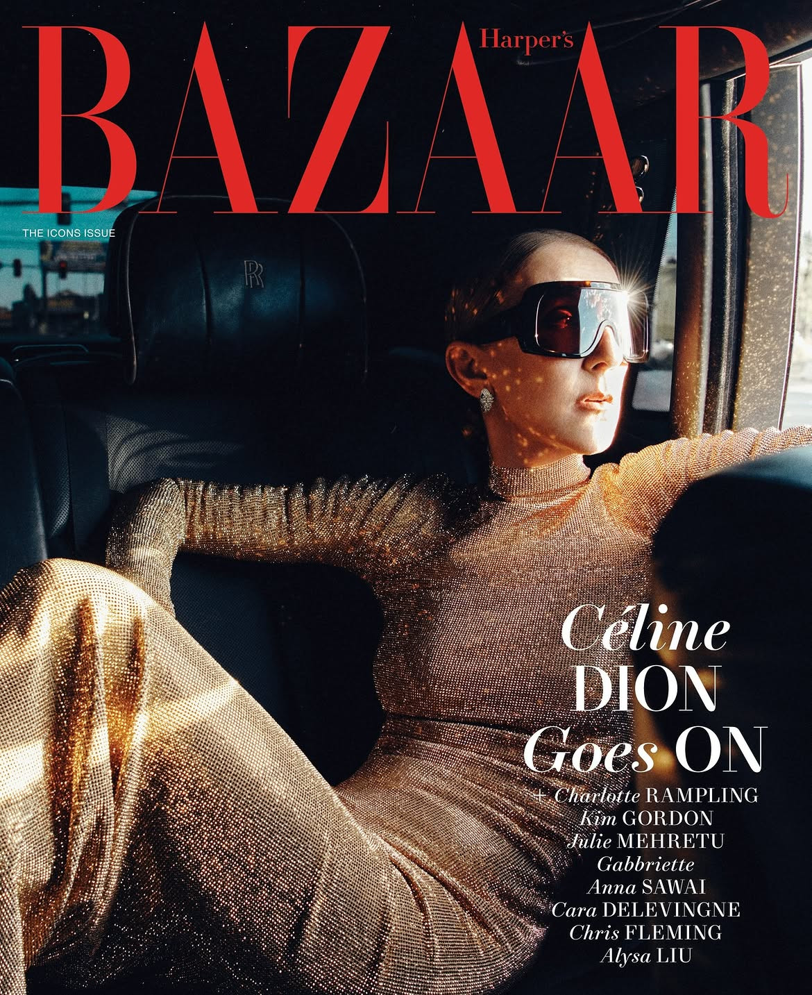 celine gold dress Dion wears gown with 130000 Preciosa crystals best-of-sale