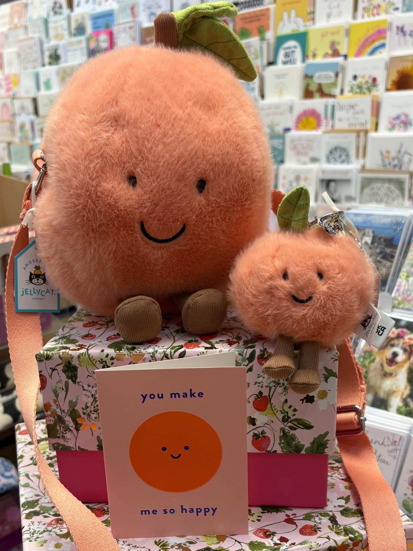 Just Peachy! 🍑 🍑🍑🍑 Amuseables Peach Shoulder Bag & Amuseables