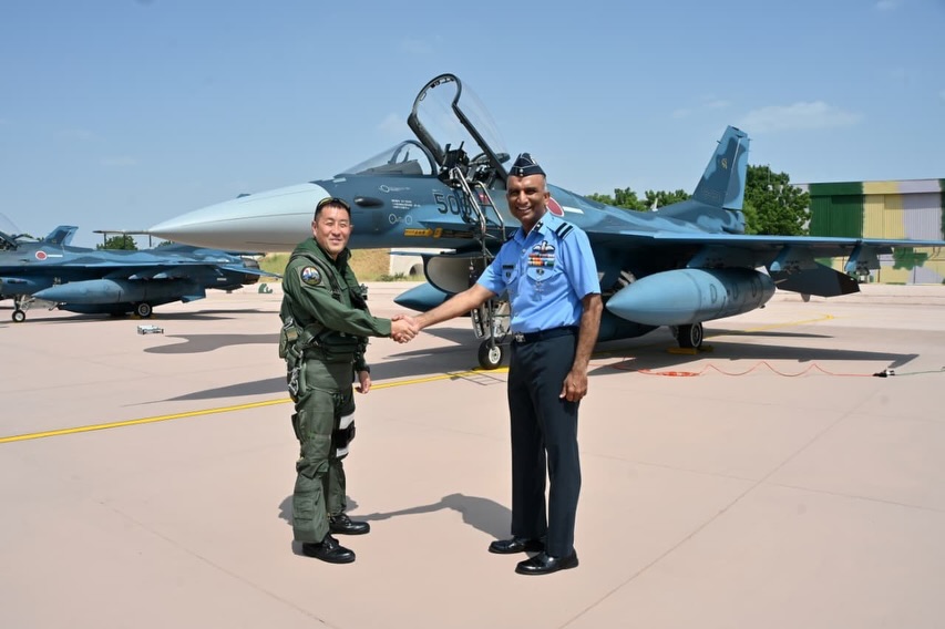🇯🇵🛫🌏🛬🇮🇳 航空自衛隊のF-2戦闘機が参加する日印共同訓練
