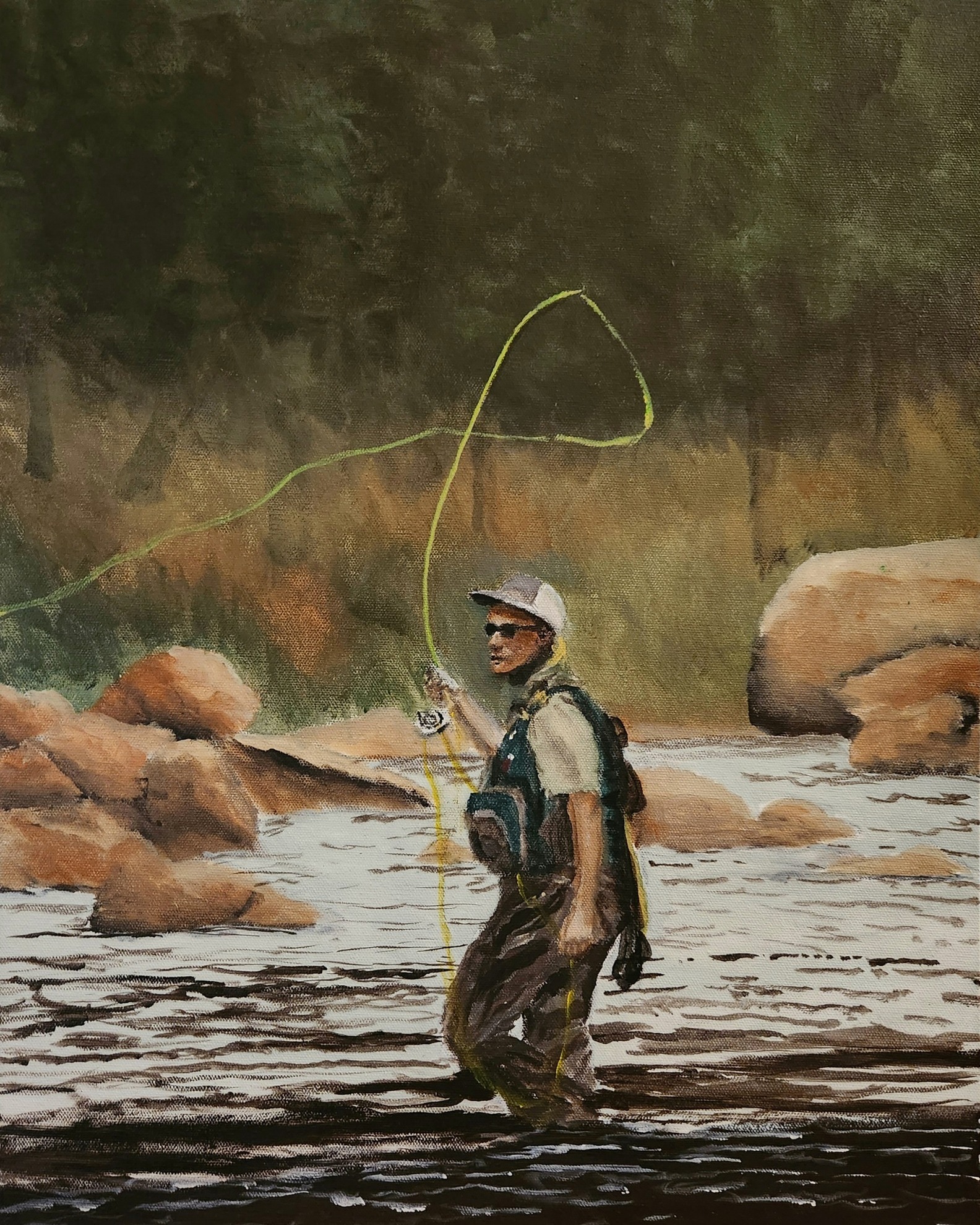 Ballyhoo - Jonathan Beeson is an acrylic artist from Dothan, Alabama ...