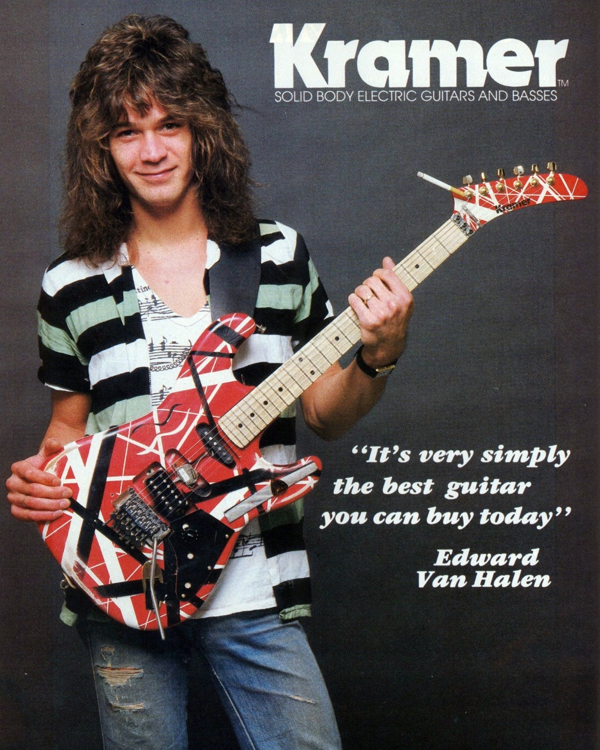 Eddie Van Halen - Kramer Frankenstein #guitar #evh #kramerguitar