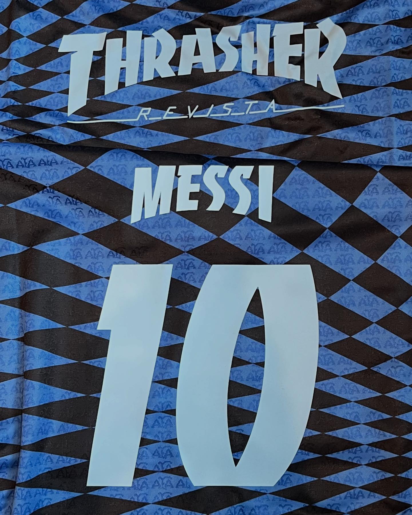 Adidas x Thrasher Leo Messi jersey available at No Comply Skateshop