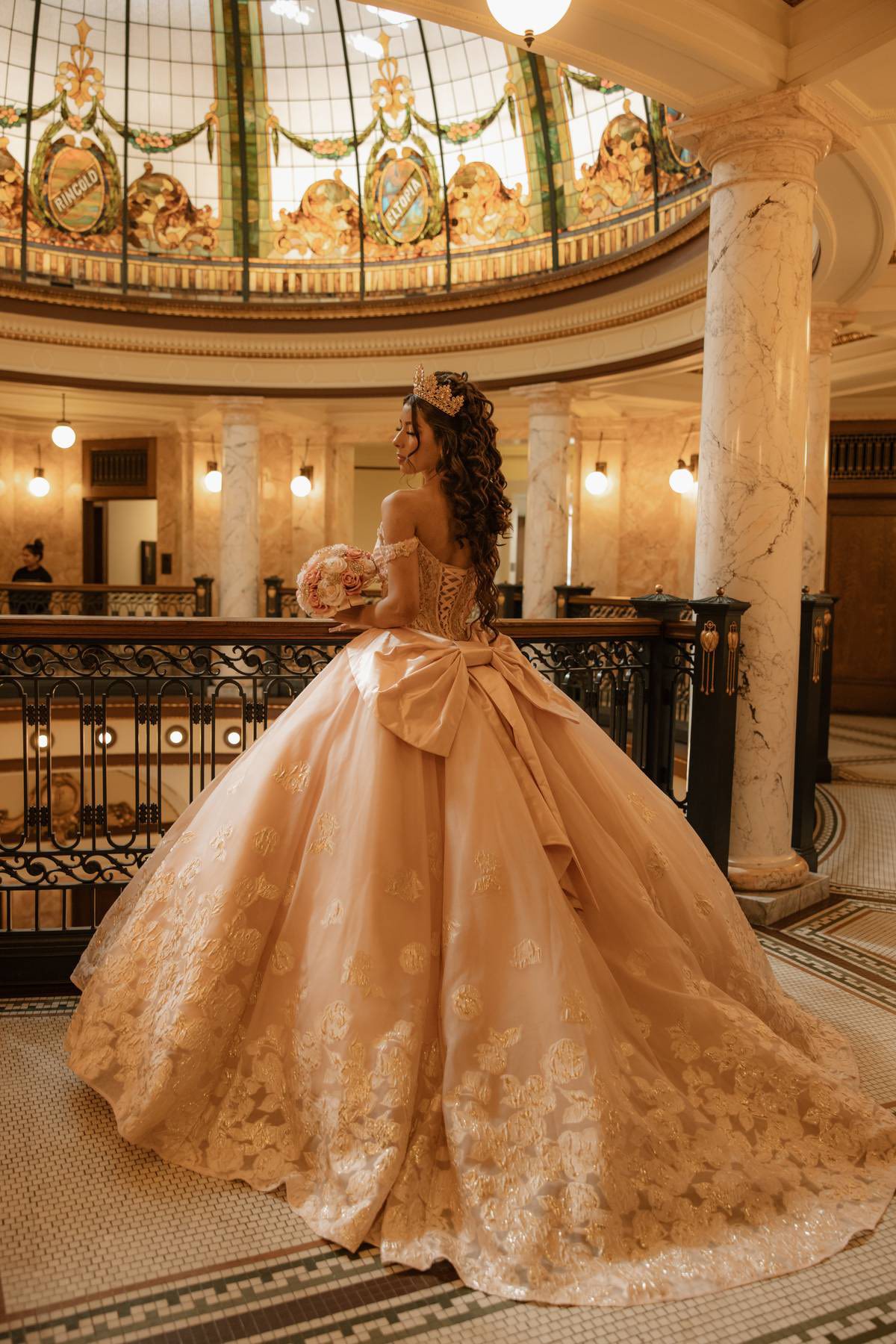 💕✨Corset House 💞✨ Selena thank you for choosing Corset House To Be A Part of Your Special Journey 💕👸🏽✨ 📍222 S 6th St, Sunnyside, WA 📞 (509)515-0610 🛍Appointment required ✨Personalized dresses #explorepage #quince #fyp #xvaños #photoshoot