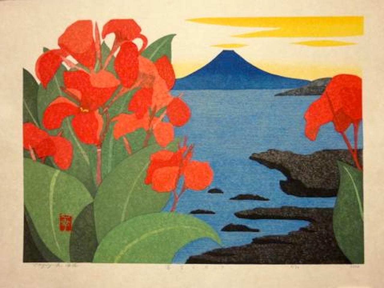 Mount Fuji and Canna