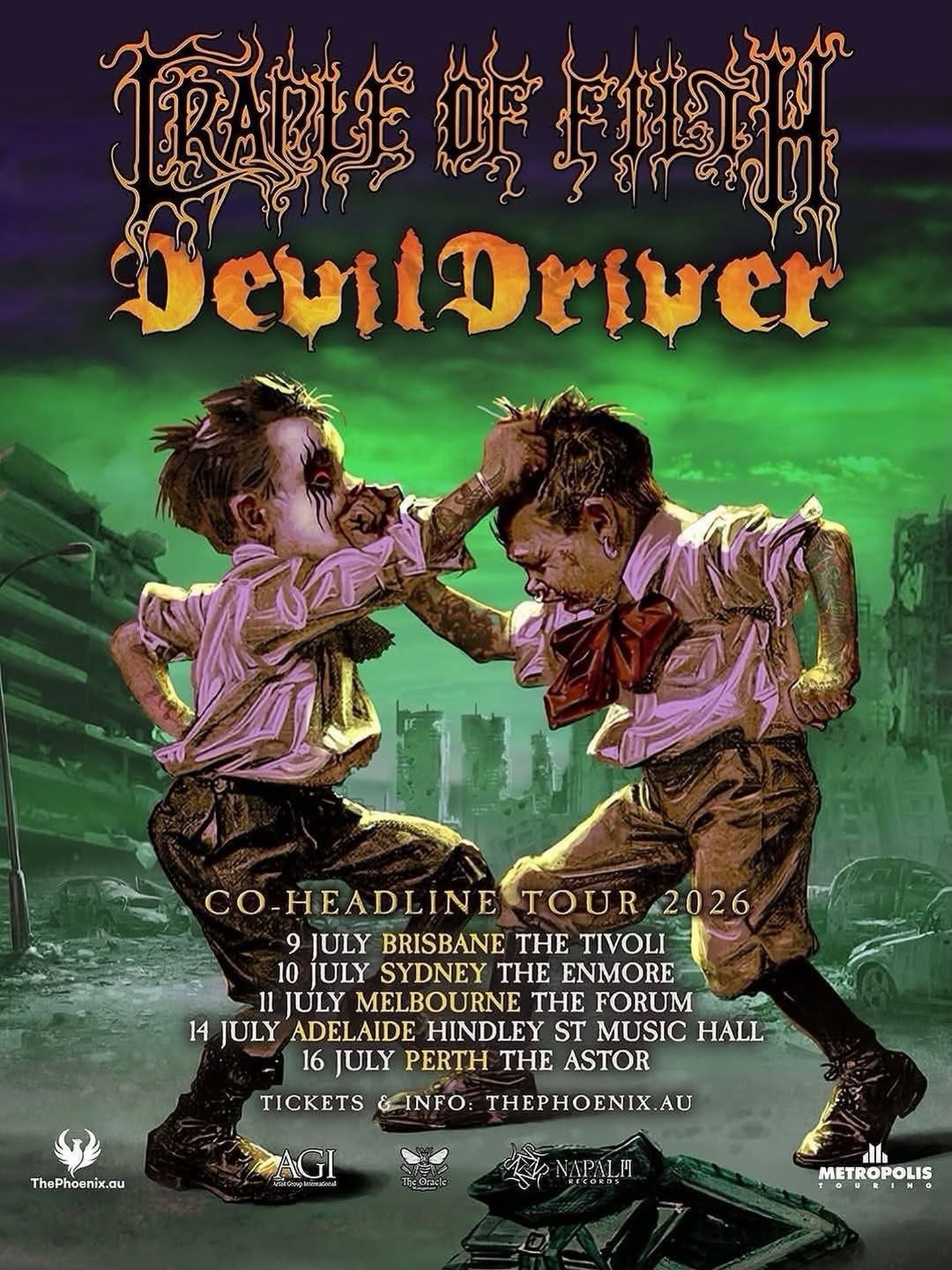 TOUR ANNOUNCEMENT 🔥 When British extreme metal legends CRADLE OF