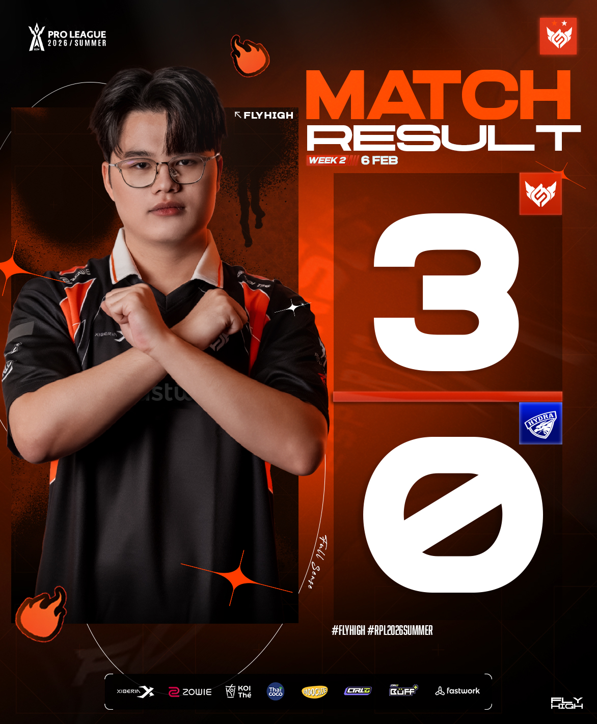 FULL - Result of RoV Pro League 2026 : Summer FULL SENSE 3 - 0 Hydra ...