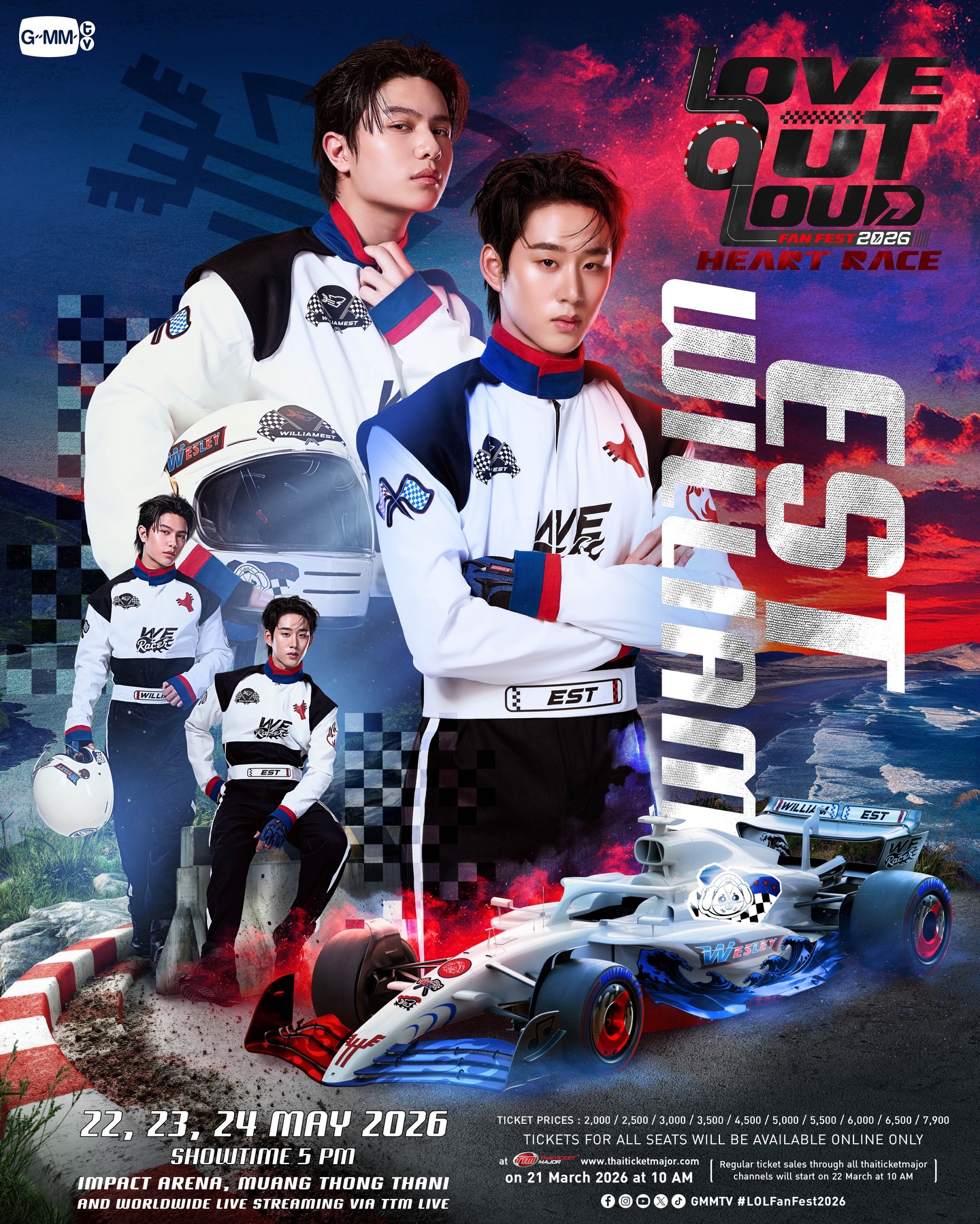 WILLIAM - EST RACING 🏎️💨 🗓️ 22-23-24 MAY 2026 📍 IMPACT ARENA