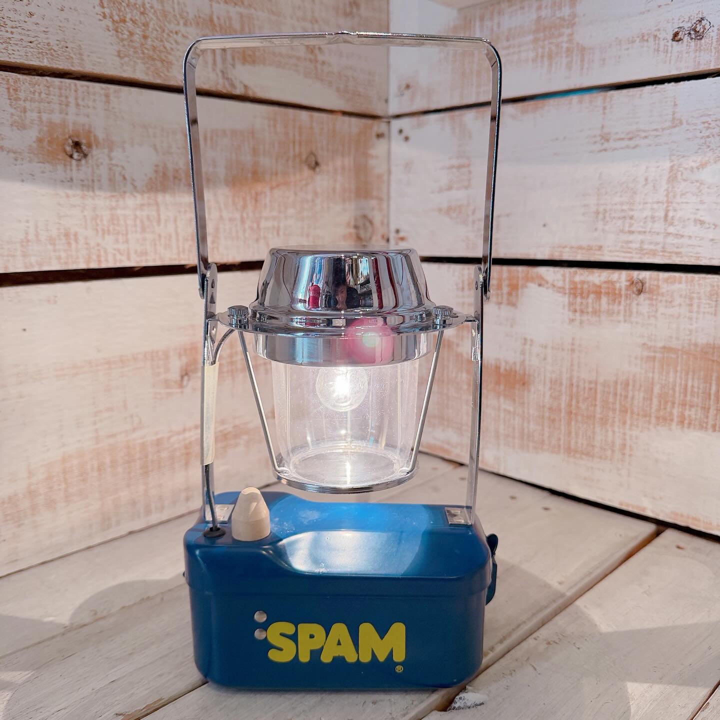 アメリカ🇺🇸からの ヴィンテージランプ なーんと‼️あのSPAMのロゴ